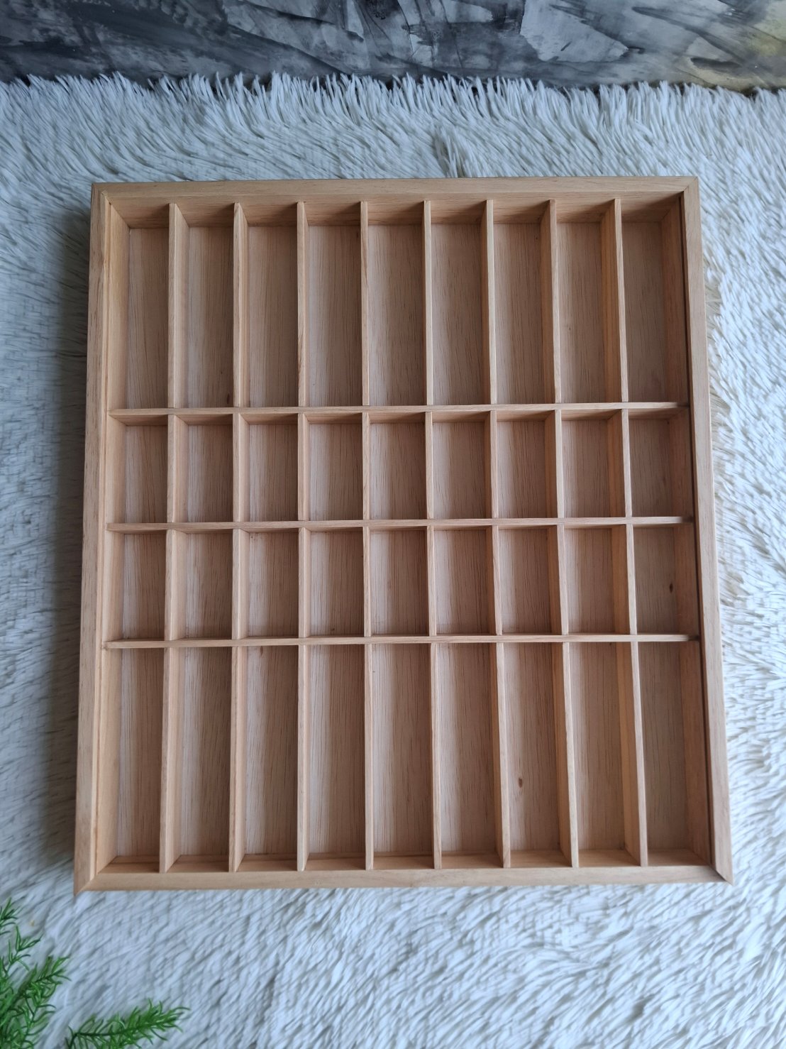 กล่องไม้ฝาสไลด์อะคริลิคใส