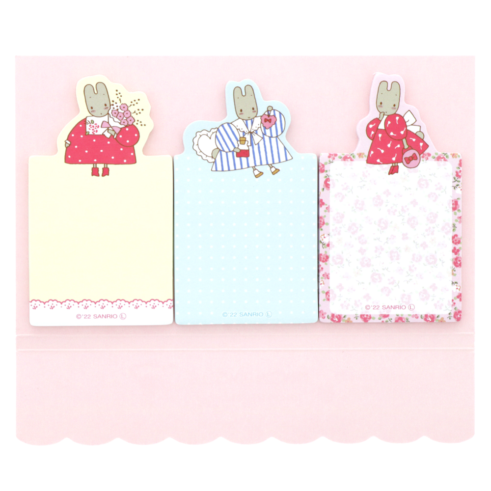 กระดาษโน้ตมีกาว Sanrio Characters Retro Collection Sticky Memo แบบ Marron Cream ขนาด 7.9 x 13 x 0.3 ซม. มี 3 ลาย รวม 60 แผ่น