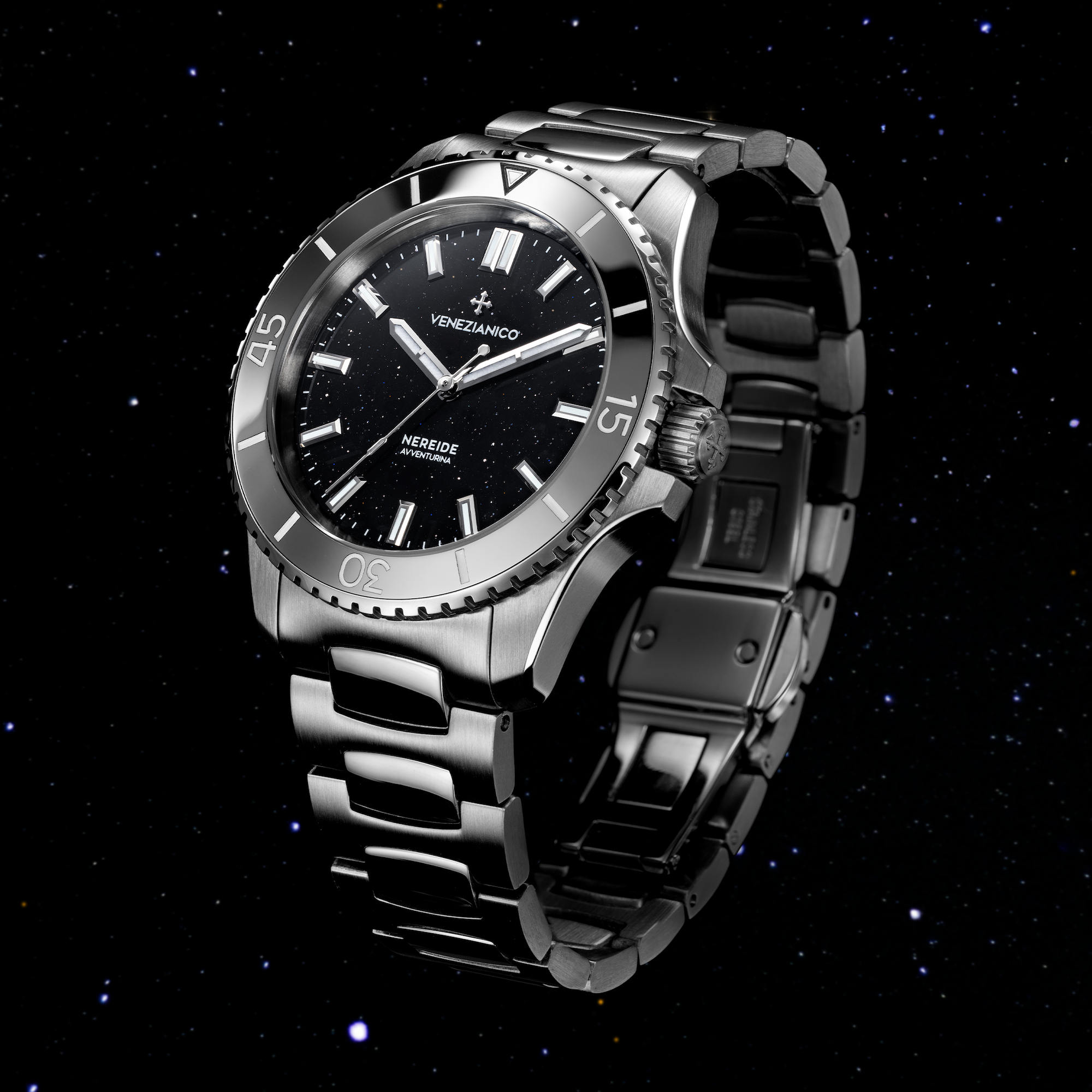 Venezianico Nereide 39 Avventurina Nera