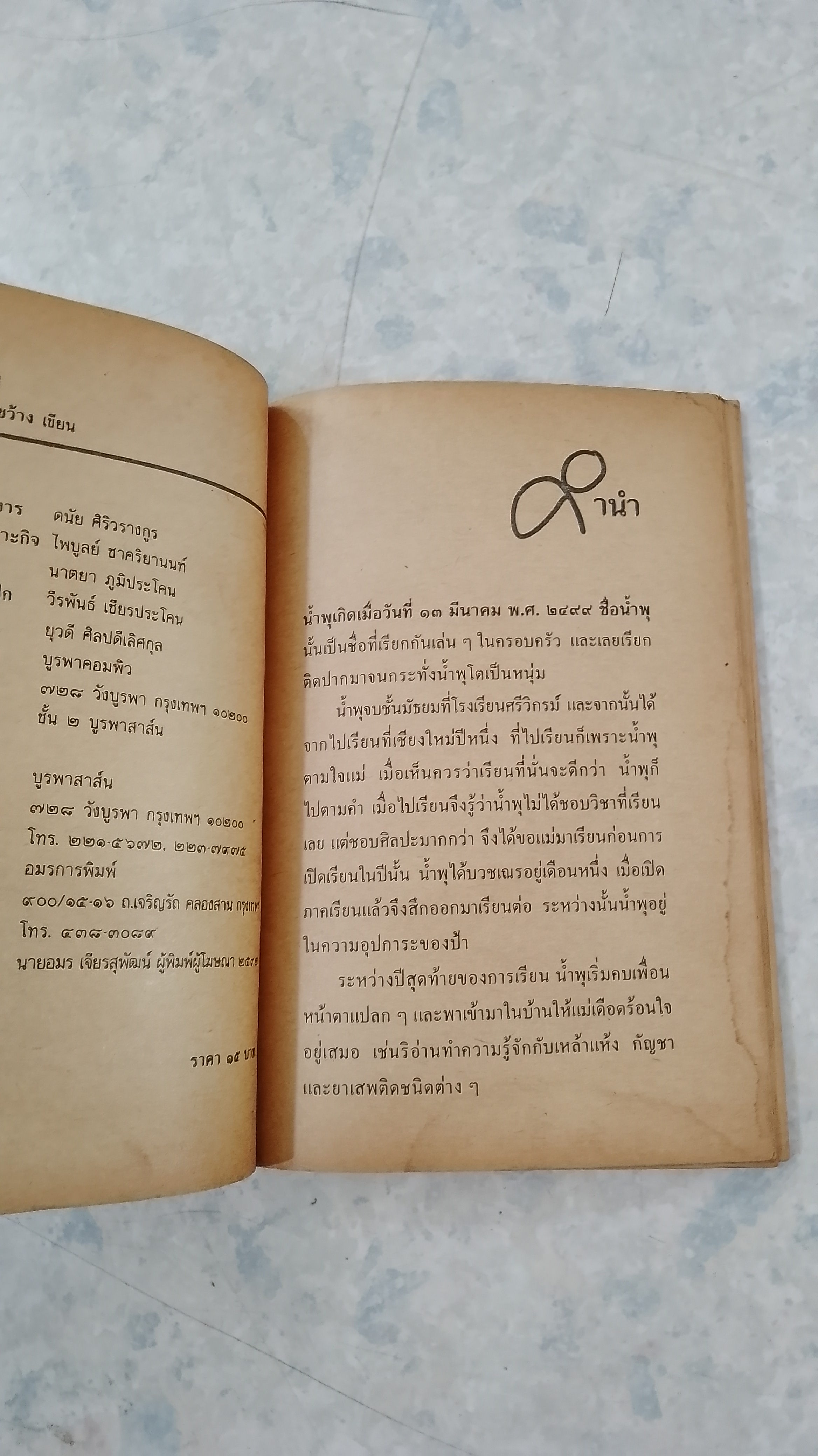 เรื่องของน้ำพุ (สภาพไม่สมบูรณ์) / วงศ์เมือง นันทขว้าง