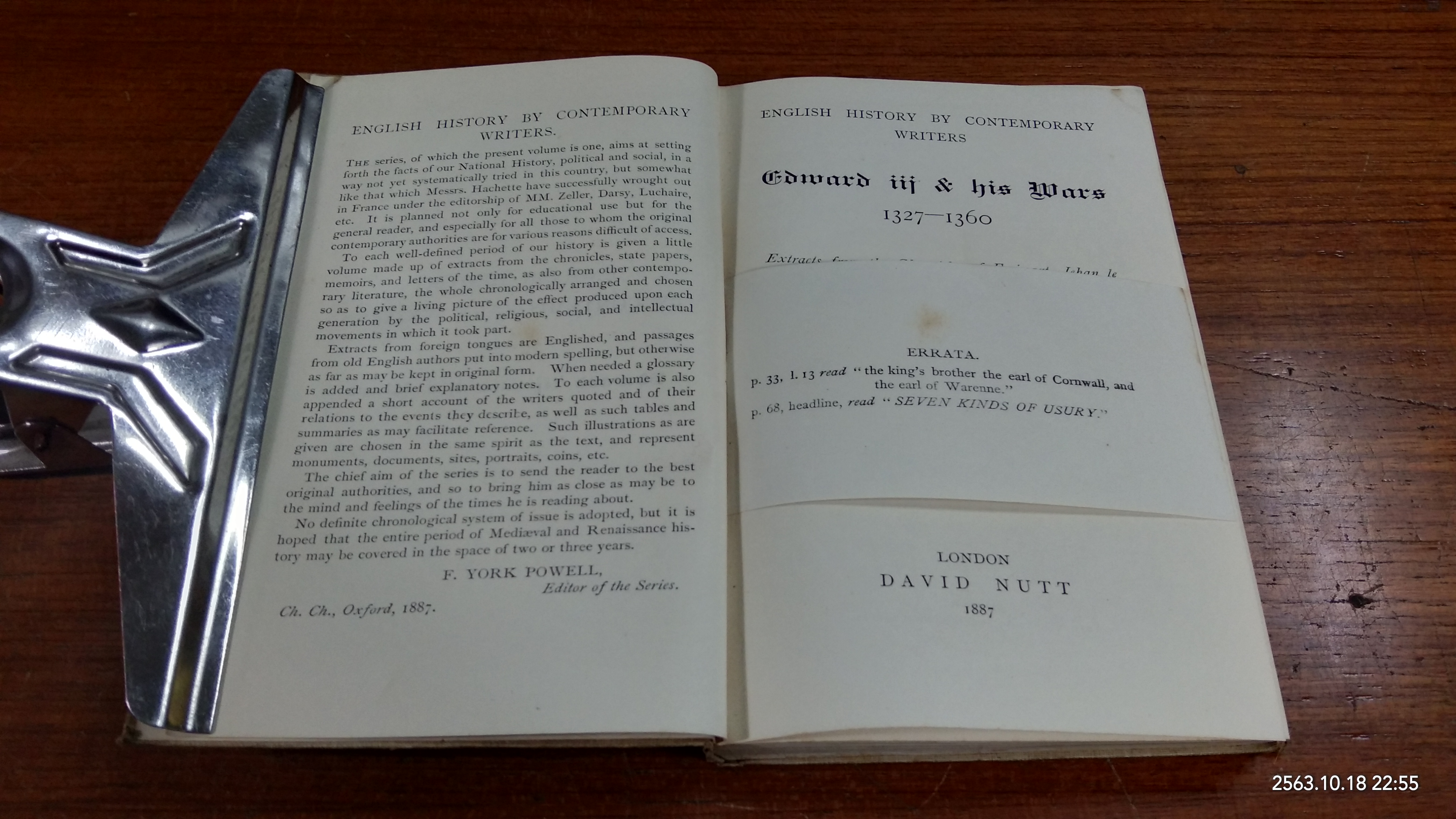 Edward III and his Wars 1327-1360 / W.J. ASHLEY