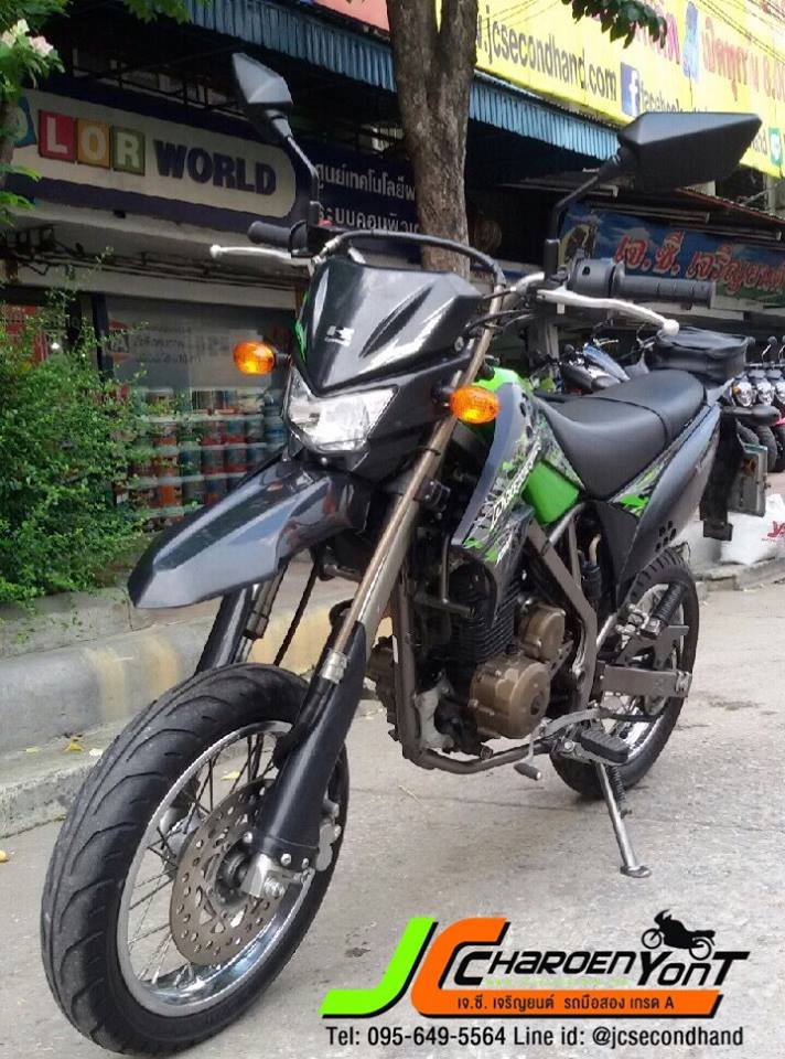 นานๆจะหลุดมาสักคัน KAWASAKI D-TRACKER 150 ปี 56 (สตาร์ทมือ) วิ่งน้อยจัด 3,××× กิโลแท้