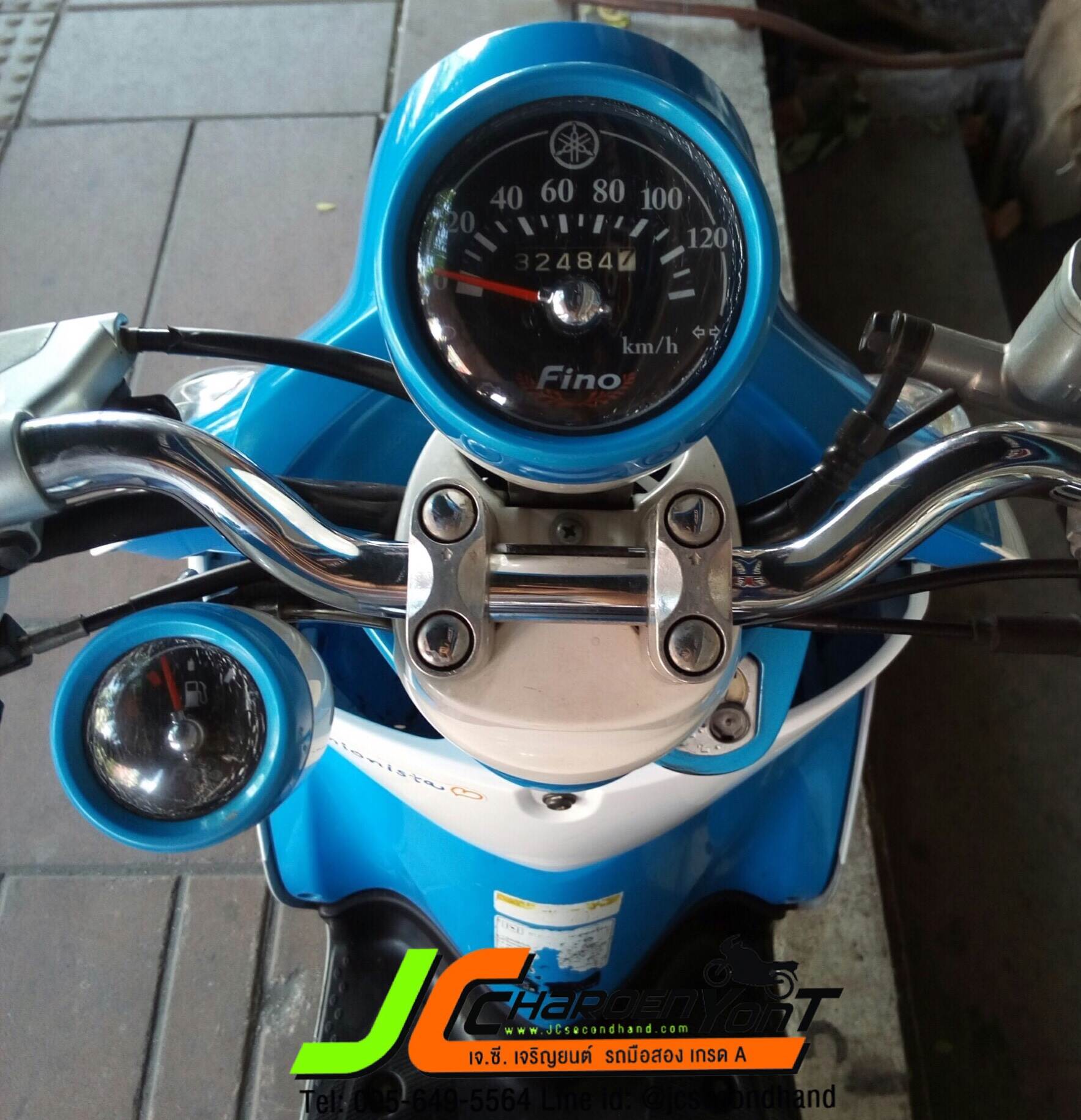 "รถดีสีหวาน ลายน่ารักน่าใช้" YAMAHA FINO 2 เกจ์ จดทะเบียนกลางปี 55 รถบ้านเลย เดิมๆทั้งคัน
