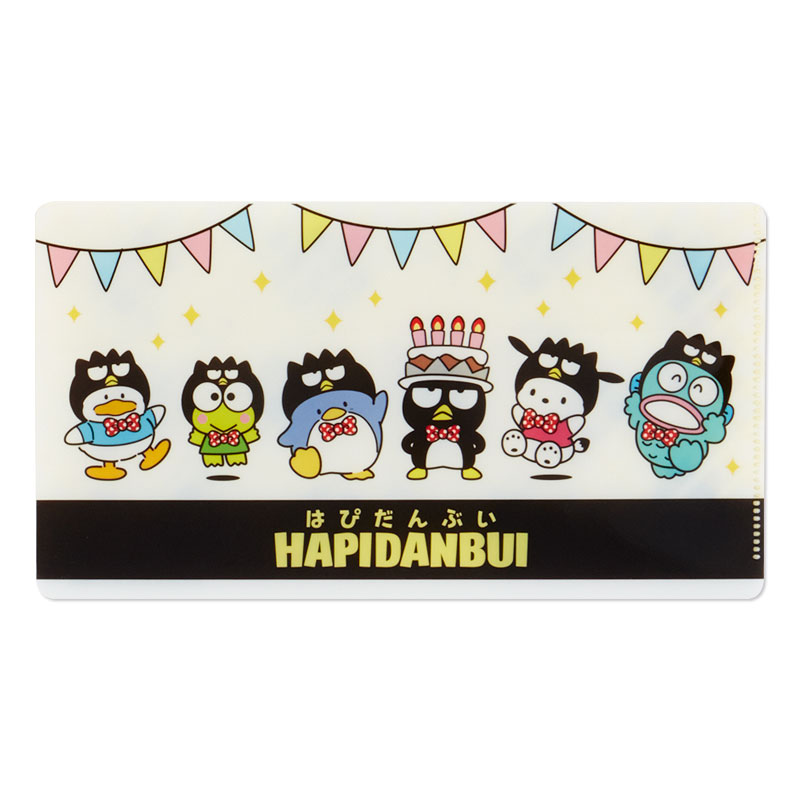 เซ็ตแฟ้ม Happy Birthday Badtz-Maru x Hapidanbui เป็นแฟ้ม A4 กับแฟ้ม Ticket Holder (เอาไปใส่หน้ากากอนามัยได้ค่ะ)