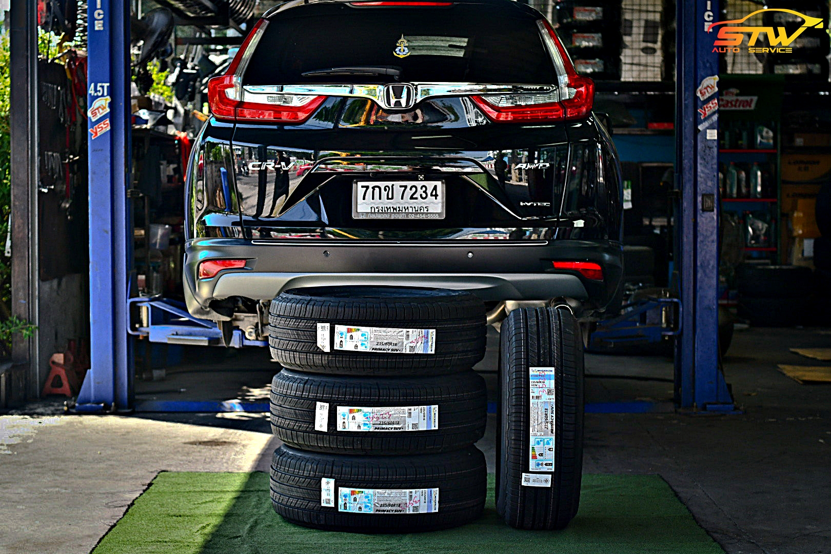 ยาง MICHELIN PRIMACY SUV+ 235/60R18 103V ติดตั้งใส่ HONDA CRV