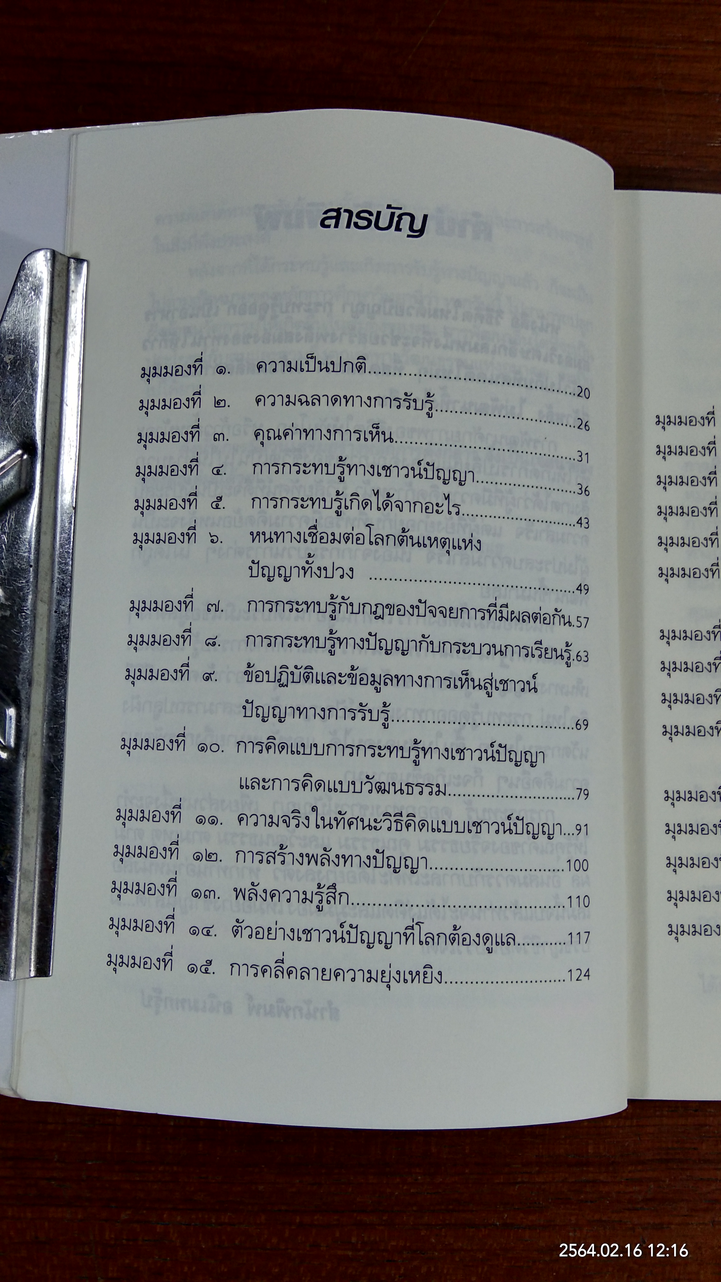 กระทบรู้ ดูออก / ชะวัชชัย ภาติณธุ