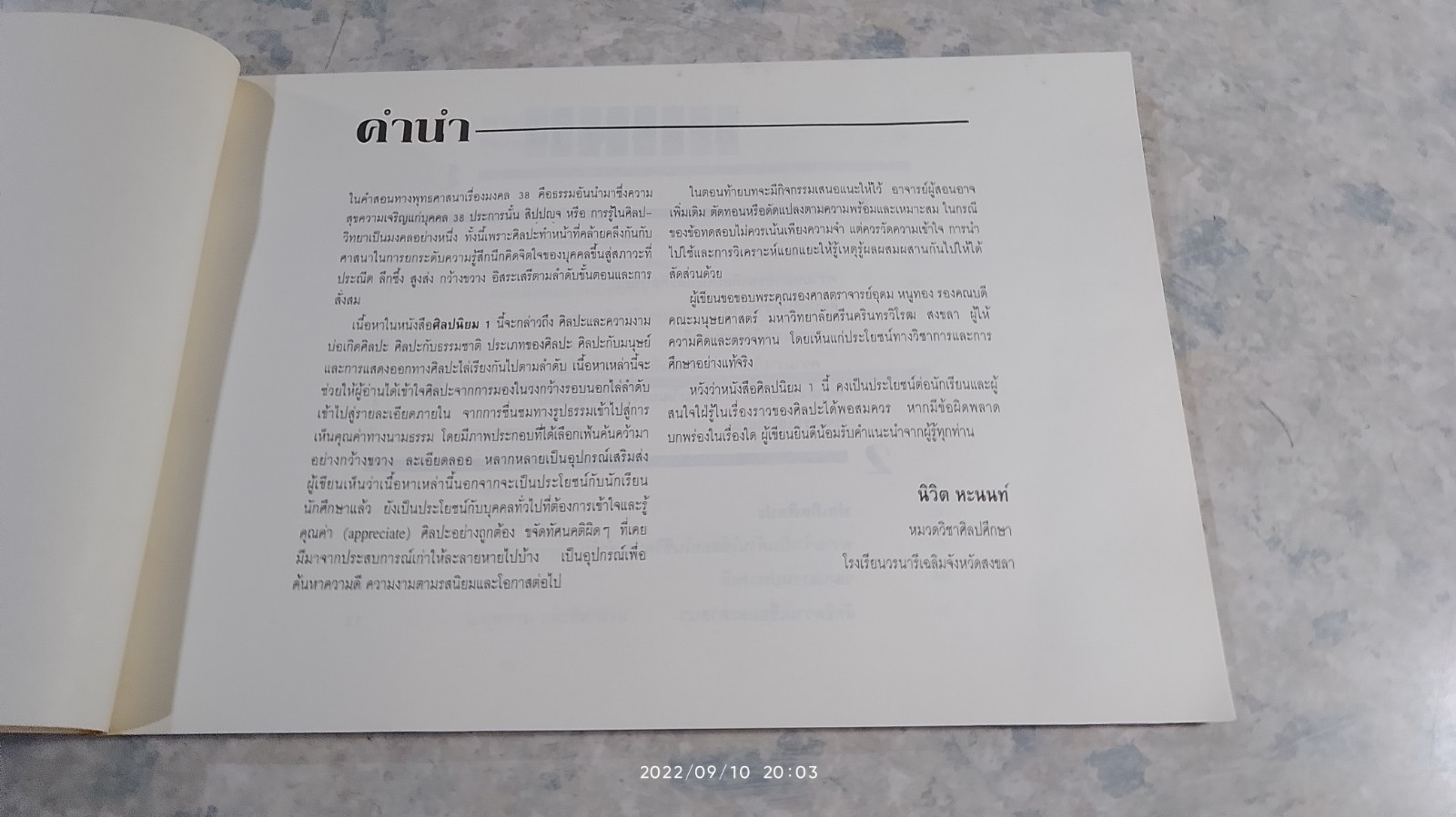 ศ 011 ศิลปนิยม 1 / นิวิต หะนนท์