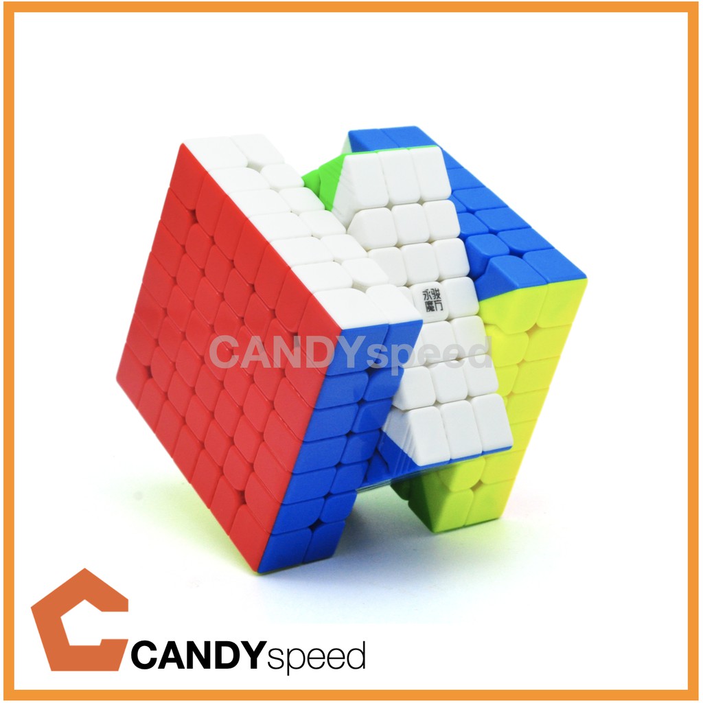 รูบิค 7x7 Rubik YJ YuFu V2 M 7x7 Stickerless มีแม่เหล็ก | By CANDYspeed