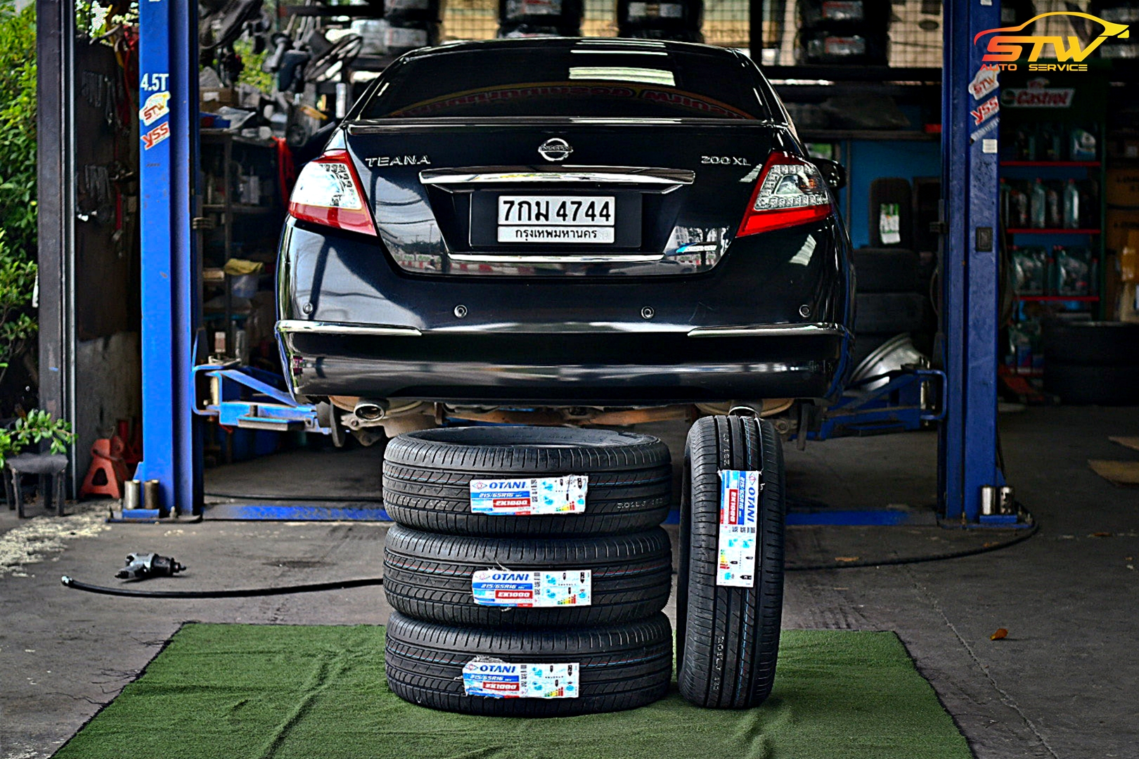 ยาง OTANI EK1000 215/65R16 98V ติดตั้งใส่ NISSAN TEANA