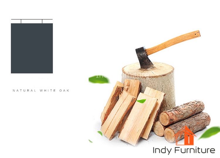 โต๊ะอาหารไม้โอ๊ค รุ่น Ravo 160x79x75 สีธรรมชาติ