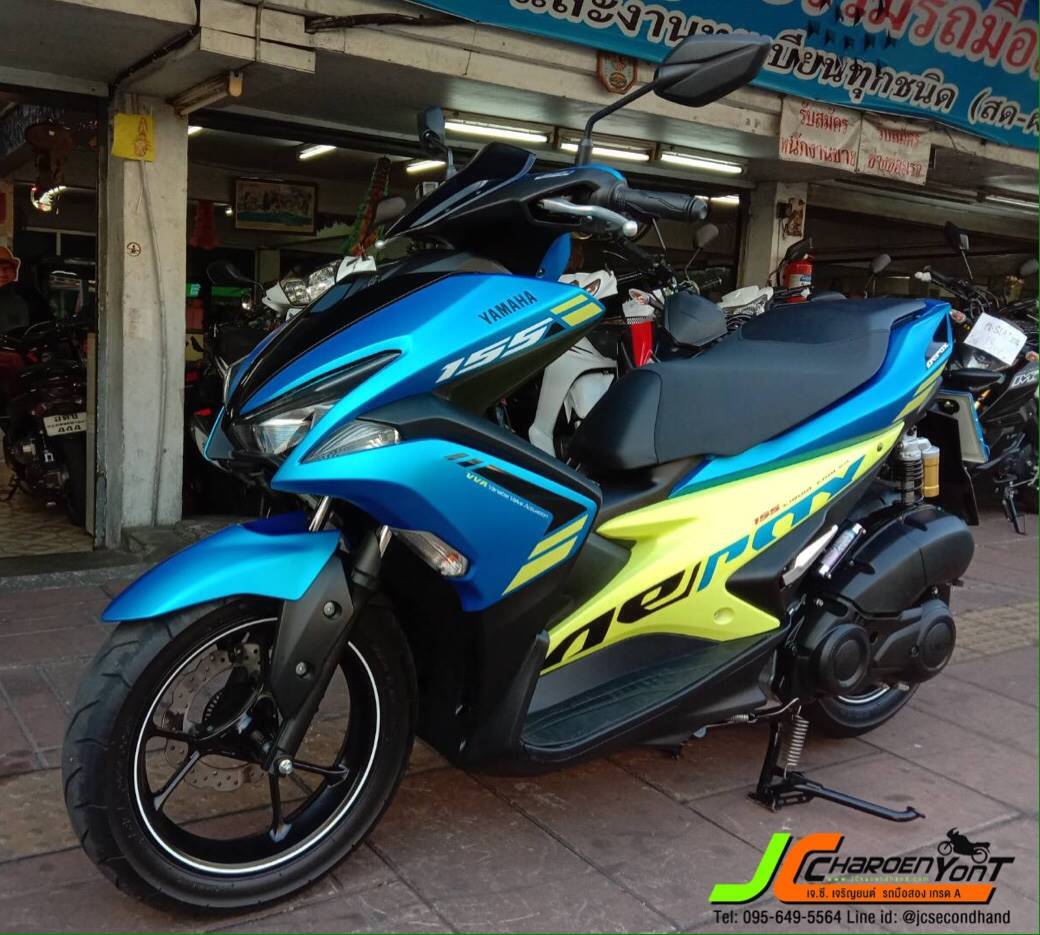 Yamaha Aerox155 version R จดปี2019 รถ3เดือน ไมล์2พันโล สภาพน้องป้ายแดง รถไร้ตำหนิเครื่องเป๊ะสีปัง อุปกรณ์​ทุกชิ้นแท้ติดรถทั้งคัน
