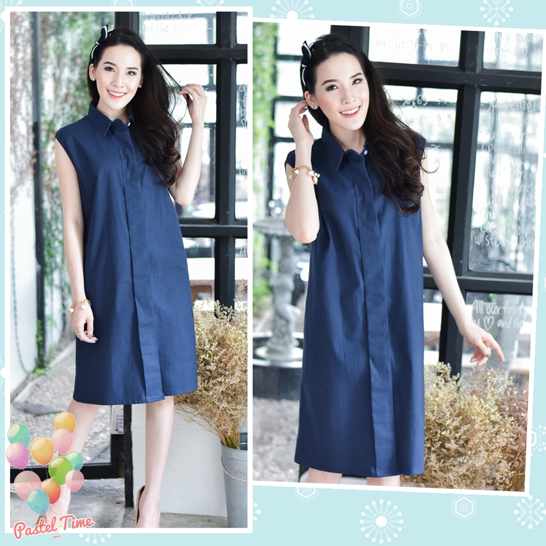 Simply Navy Dress