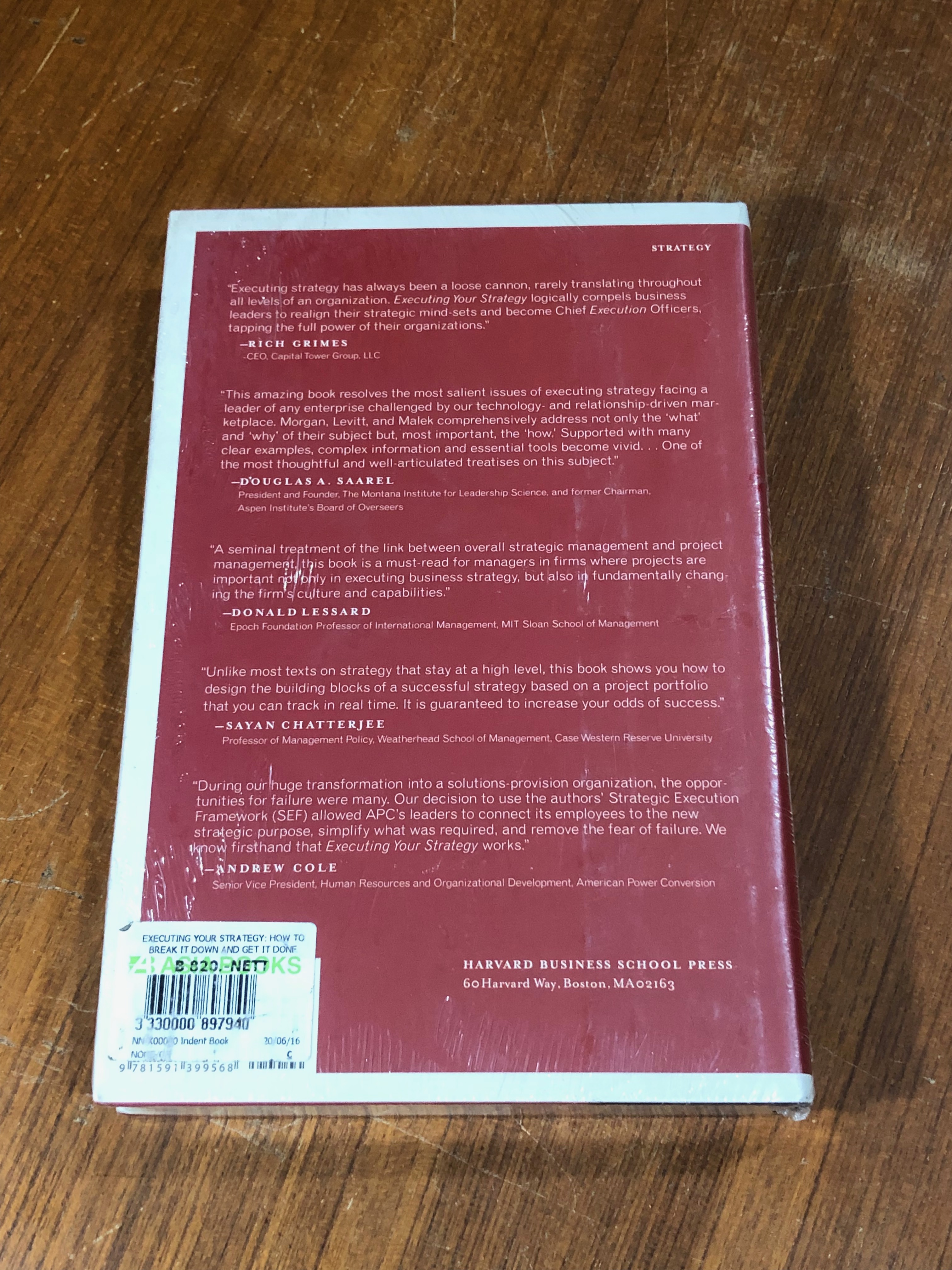Executing Your Strategy: How to Break It Down and Get It Done / Mark Morgan