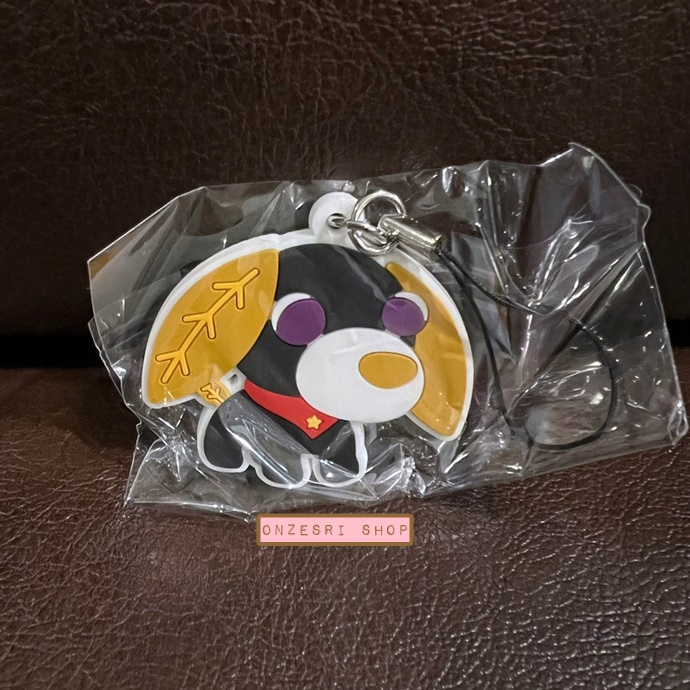 ที่ห้อยมือถือ/พวงกุญแจ น้องหมาชาเขียว Ocha-Ken ทำจากยาง ขนาด 4 ซม. มี 5 แบบให้เลือก