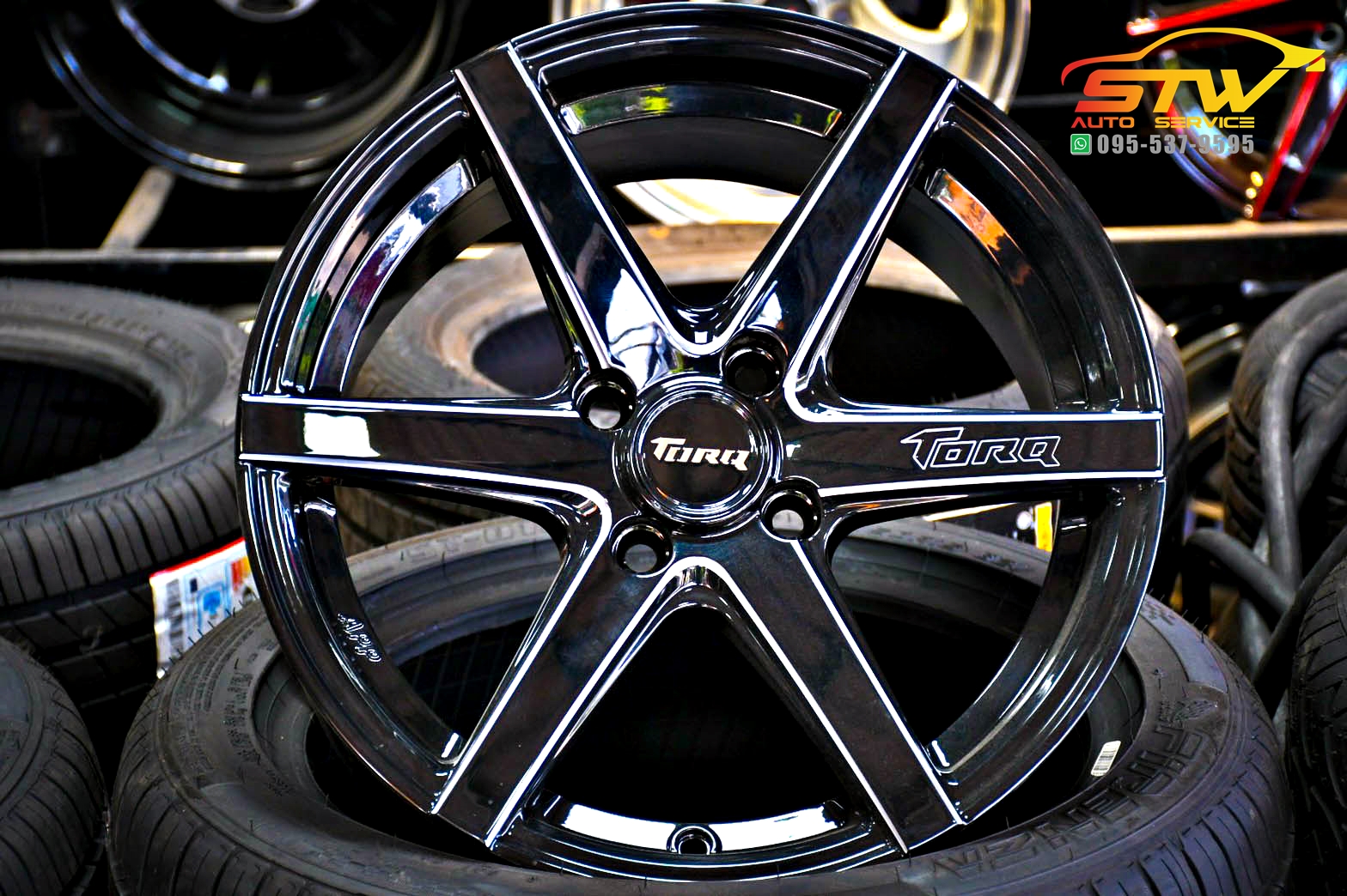ล้อแม็กซ์ JAG TORQ APP 15x7.0 Et+35 Pcd:4x100