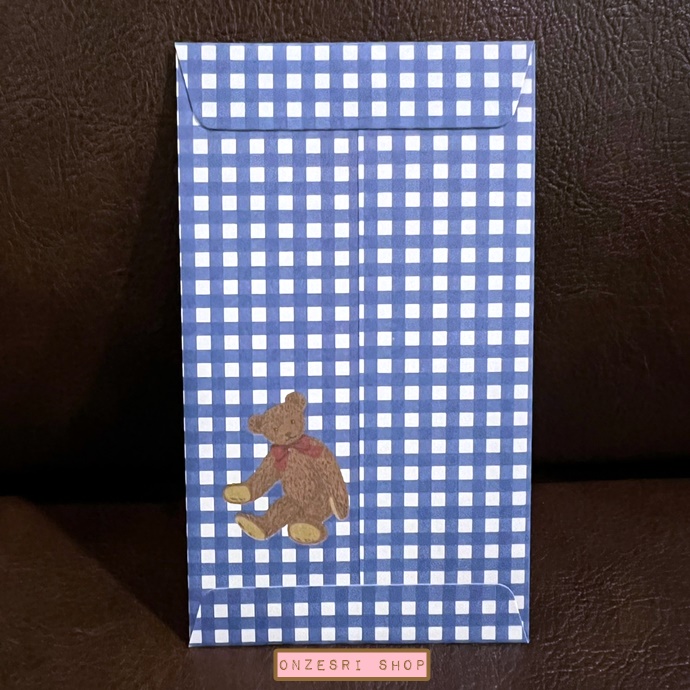 ซองใส่เงิน/จดหมายน่ารัก ๆ ขนาดเล็ก ลาย Holly's Bear (Vintage Sanrio) ขนาด 12 x 7 ซม. มี 2 ซองในเซ็ต