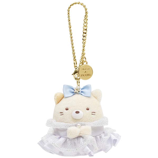 ที่ห้อยกระเป๋าตุ๊กตา Sumikko Gurashi x Maison de FLEUR Bag Charm (Limited) แบบ Neko ขนาด 6 x 5 x 5 ซม.