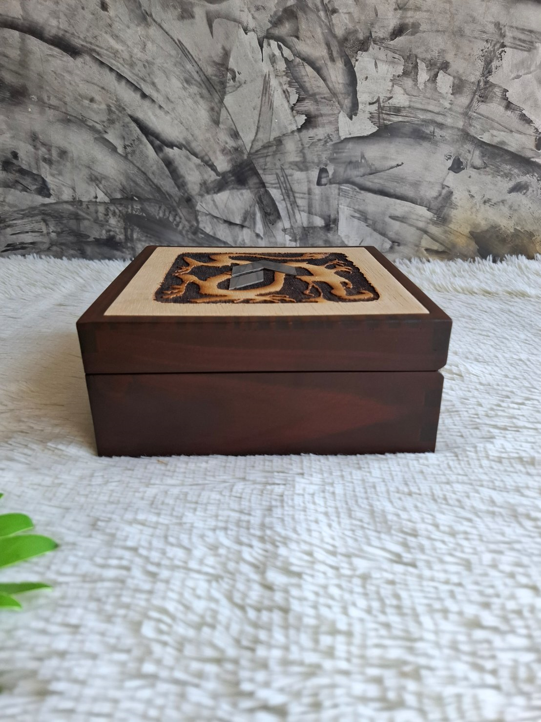 กล่องไม้ใส่แว่นตา