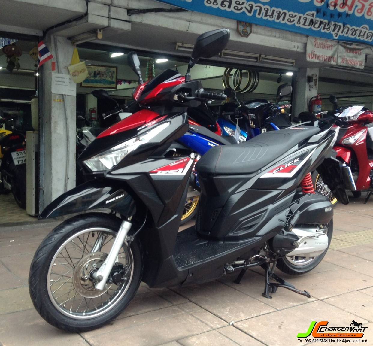 "รถบ้านแท้มือเดียวสภาพเดิมเทินร์มา" HONDA CLICK125i LED จดทะเบียนปลายปี58 เครื่องเดิมไม่ดัง ขับนิ่มไม่ควัน