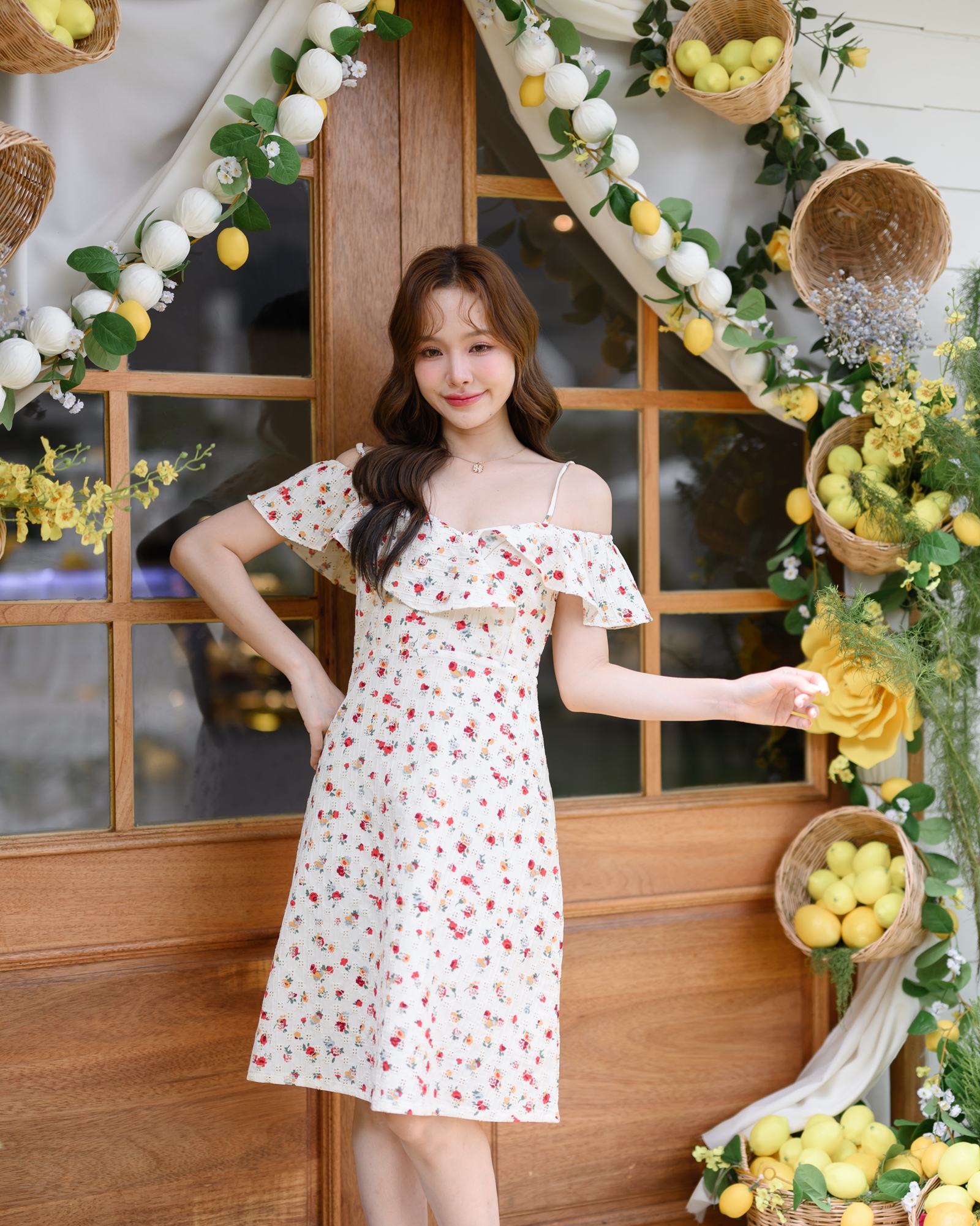 Hanano Yume Off-shoulder Dress