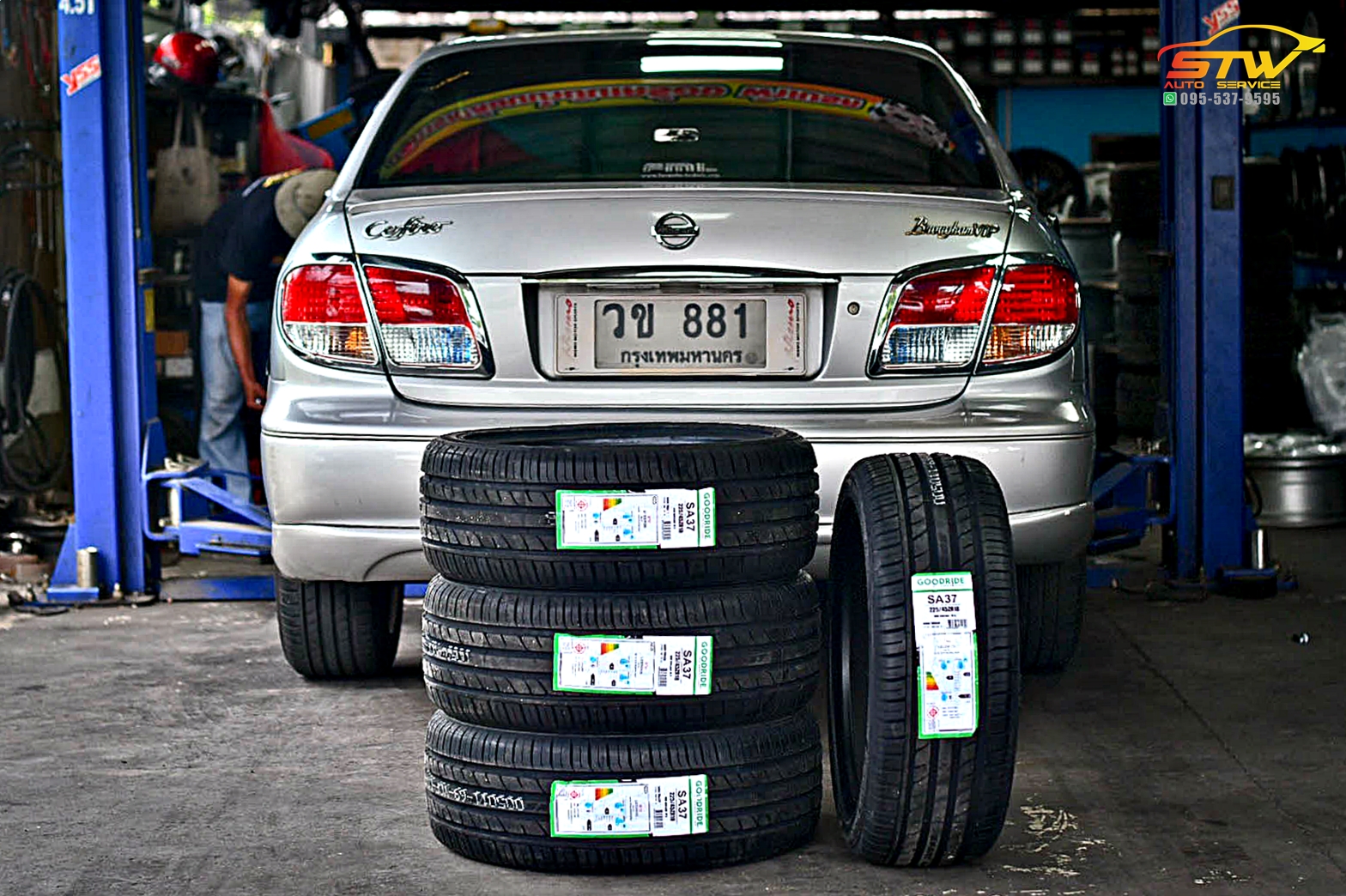 ยางใหม่ GOODRIDE SA37 225/45R18 95W