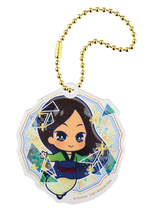 พวงกุญแจ Disney Princess Kiraform Acrylic Keychain เป็นอะคริลิคใส ขนาดประมาณ 5.5 ซม. มี 5 แบบให้เลือก