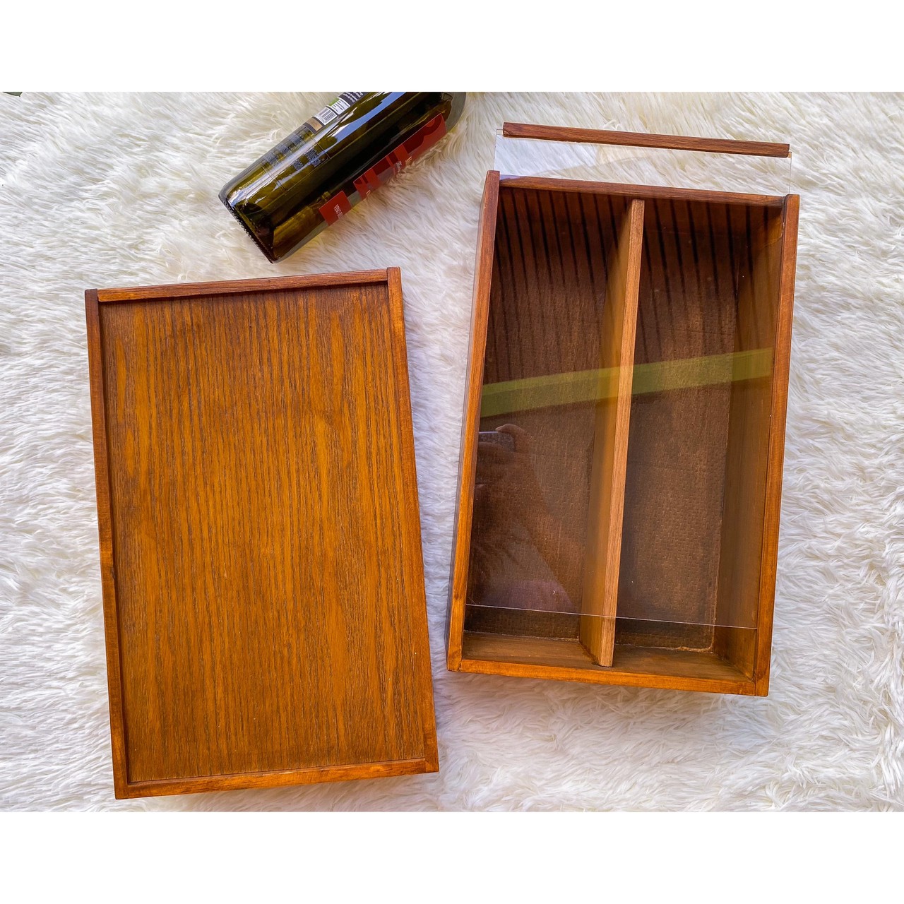 กล่องไวน์ 2 ขวด (Two Bottles Wine Box)