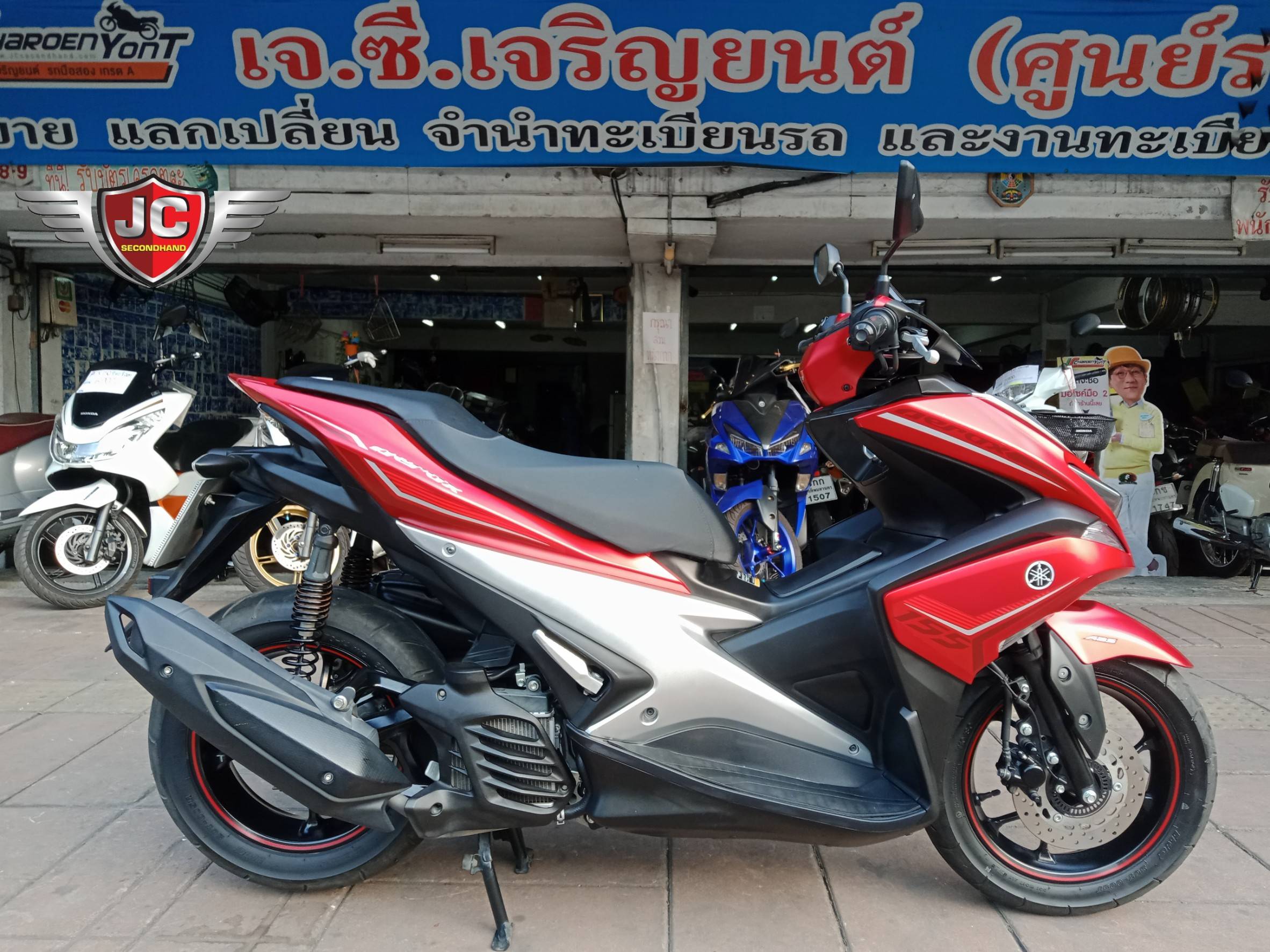 ใช้น้อยขนาดนี้ซื้อไปจอดมั้ยเนี่ย⁉️ รถบ้านมือเดียวเข้าใหม่ YAMAHA AEROX155 ABS รถกลางปี61 ตัวTopสุด