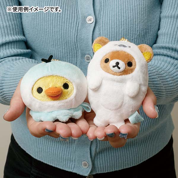 พวงกุญแจตุ๊กตา Rilakkuma Under the Sea แบบ Kiiroitori แมงกะพรุน ขนาด 7 x 8 x 6 ซม.
