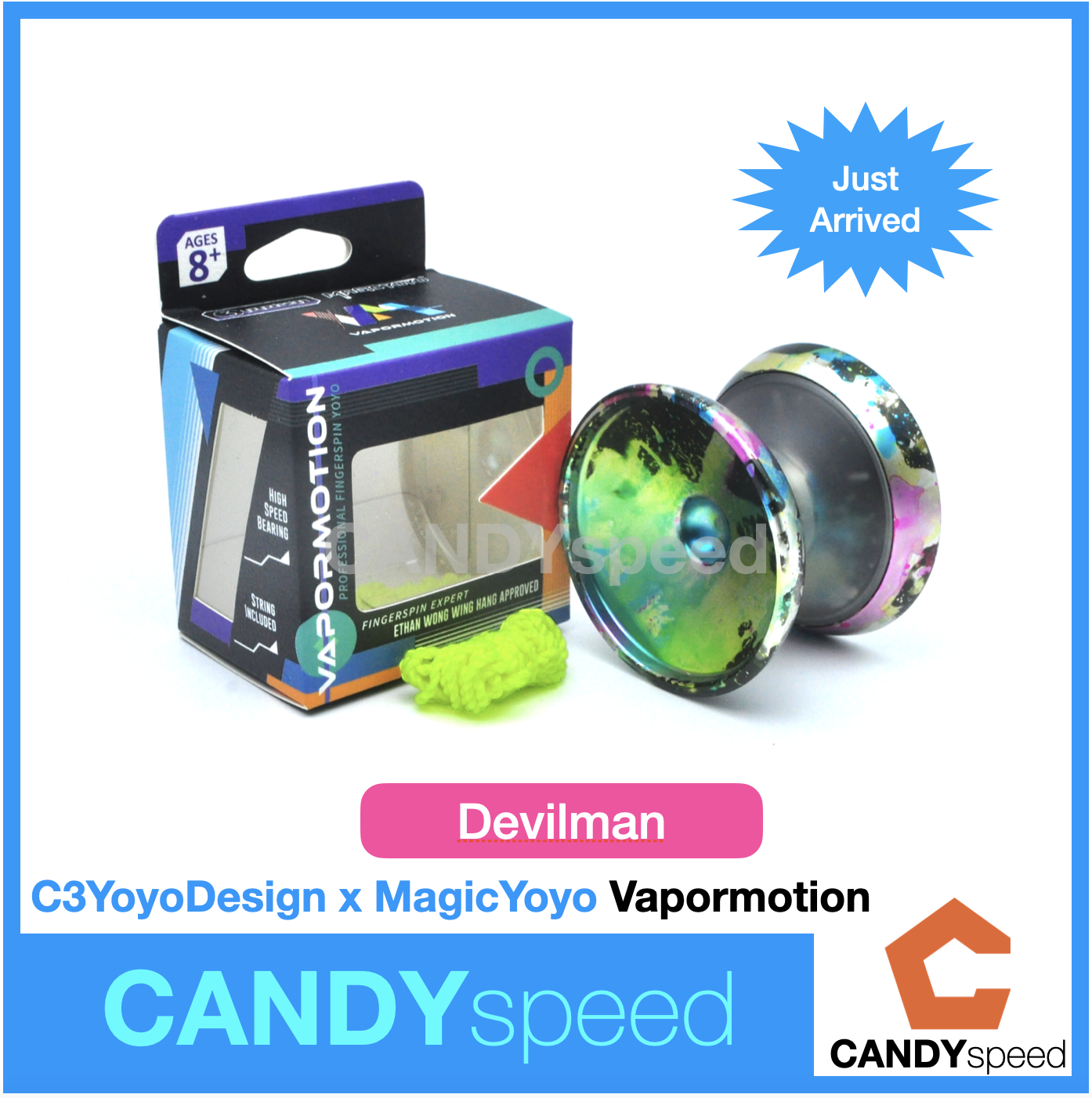 Yoyo โยโย่ C3YoyoDesign x MagicYoyo Vapormotion Finger Spin DNA| by CANDYspeed