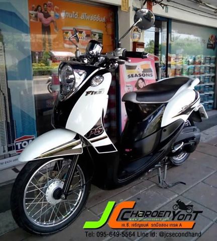คันนี้เป๊ะเลย! YAMAHA FINO รถปี 56 ลาย PS (หัวเงา,เกย์แยก) เครื่องดีเดิมจัดๆ เงียบกริ๊บๆ ชุดสีเดิมแท้ติดรถทั้งคัน