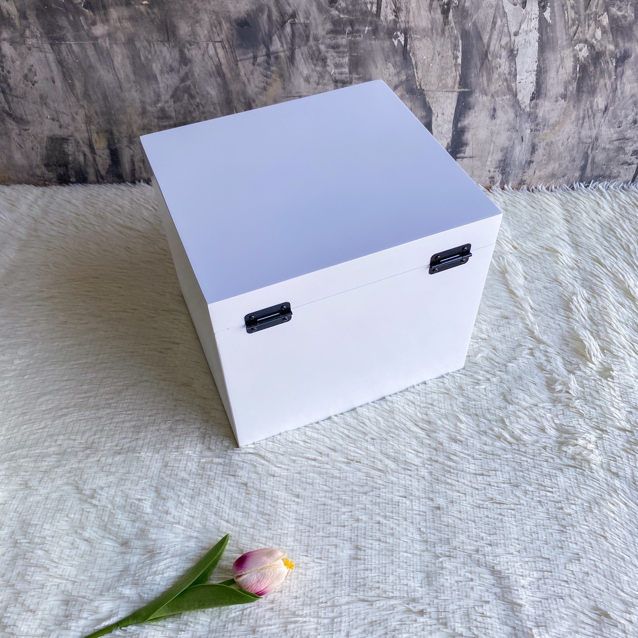 กล่องไม้สีขาว (MDF Wooden Box)