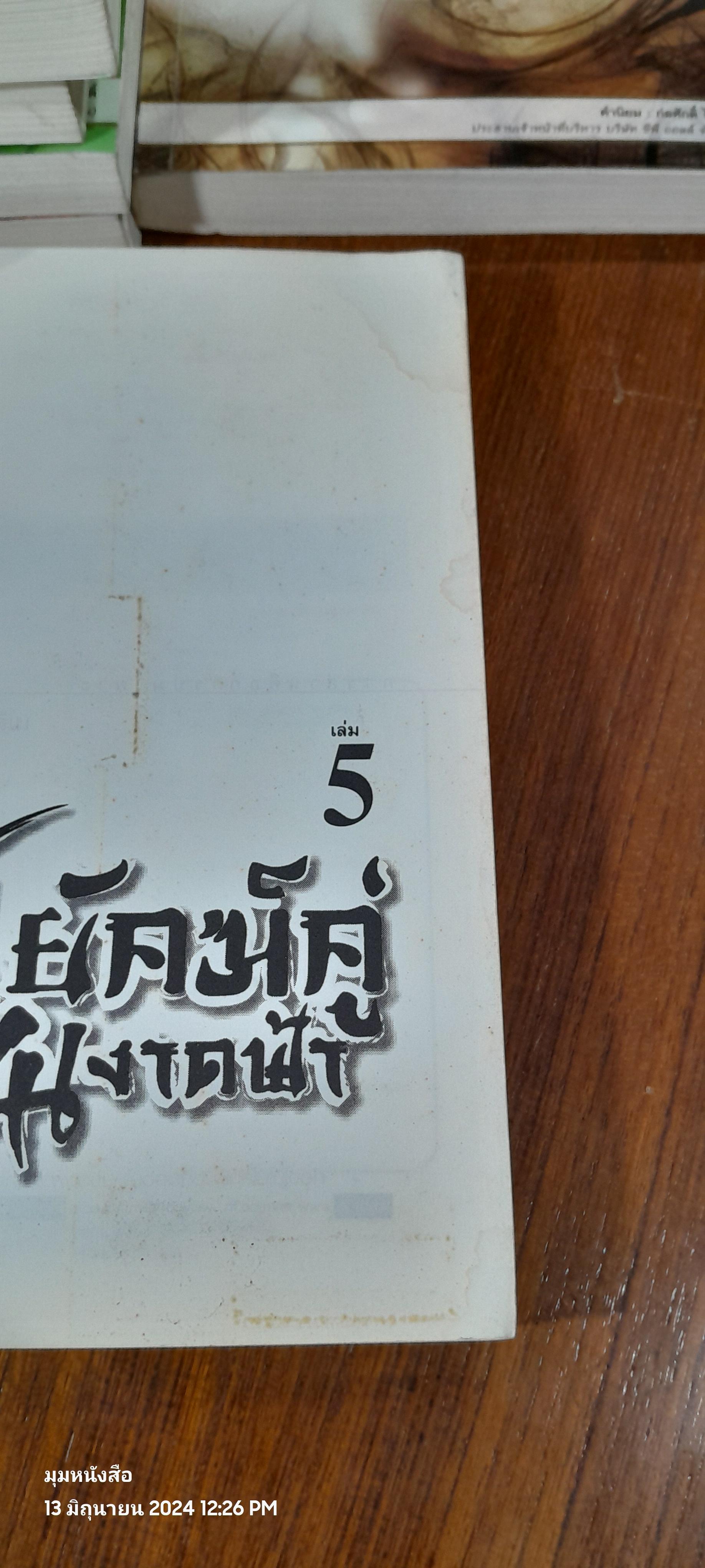 พยัคฆ์คู่ผงาดฟ้า (6เล่มจบ เล่ม5มีรอยโดนน้ำ) / เจิ้งฟง