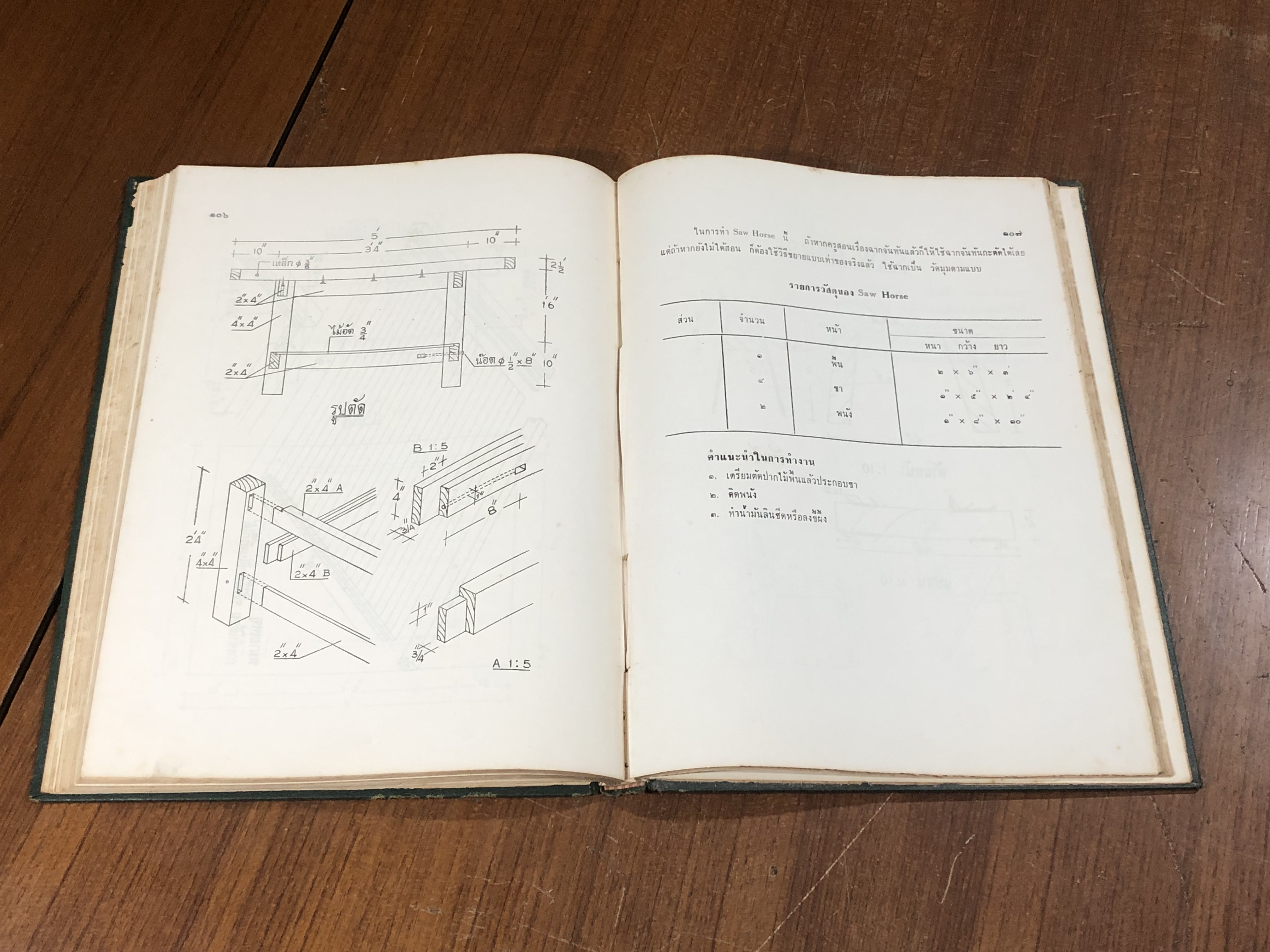 คู่มือสอนช่างไม้ ชั้น ม.ศ.4 / สมบัติ จันเกษม (สภาพไม่สมบูรณ์)