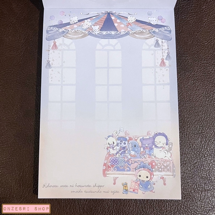 สมุดฉีก Sentimental Circus Remake by Sky Blue Daydream Window แบบสีฟ้า ขนาด 14.8 x 10.5 ซม. มี 4 ลาย รวม 100 แผ่น