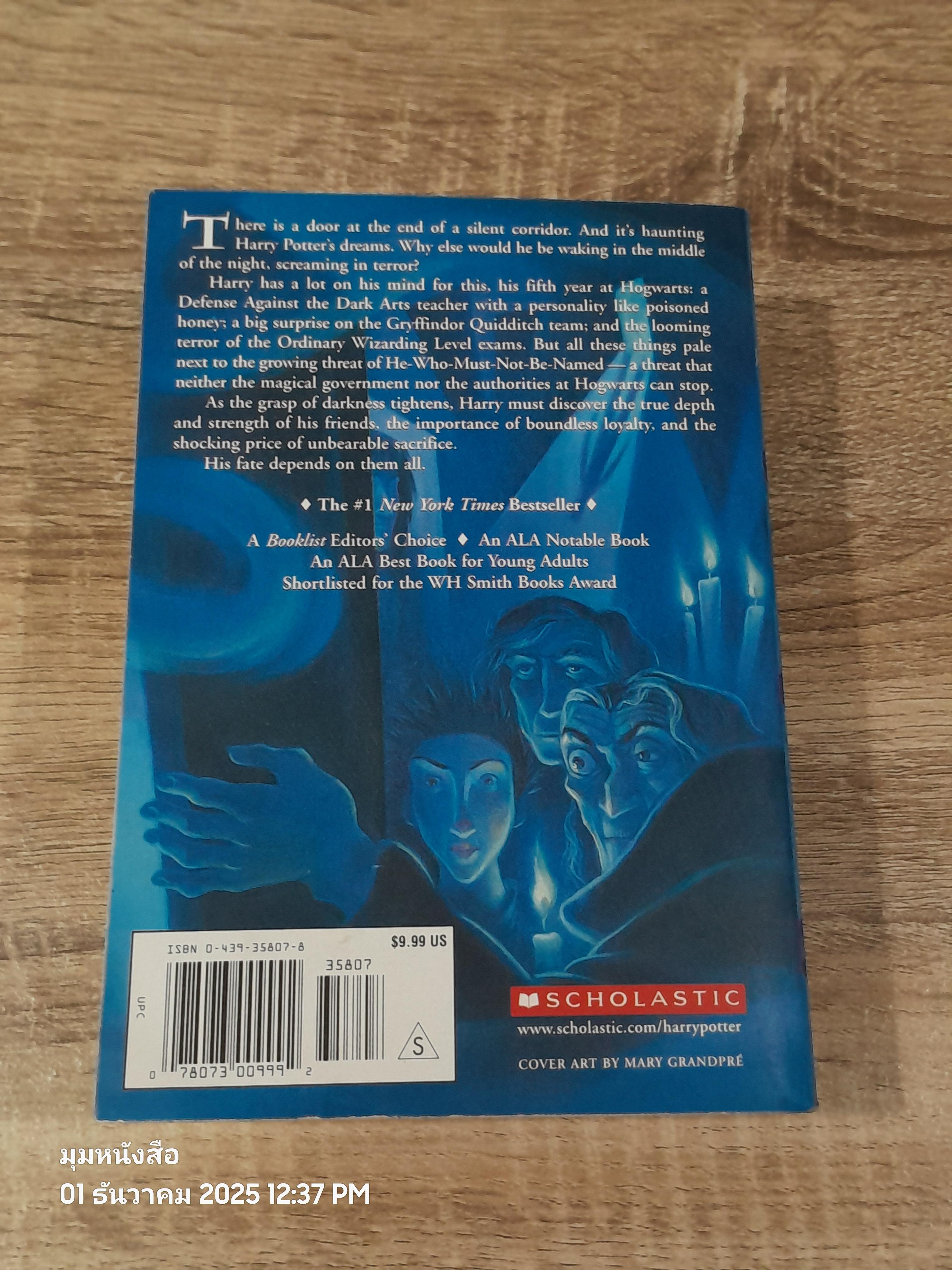 HARRY POTTER AND THE ORDER OF THHE PHOENIX / J.K. ROWLING