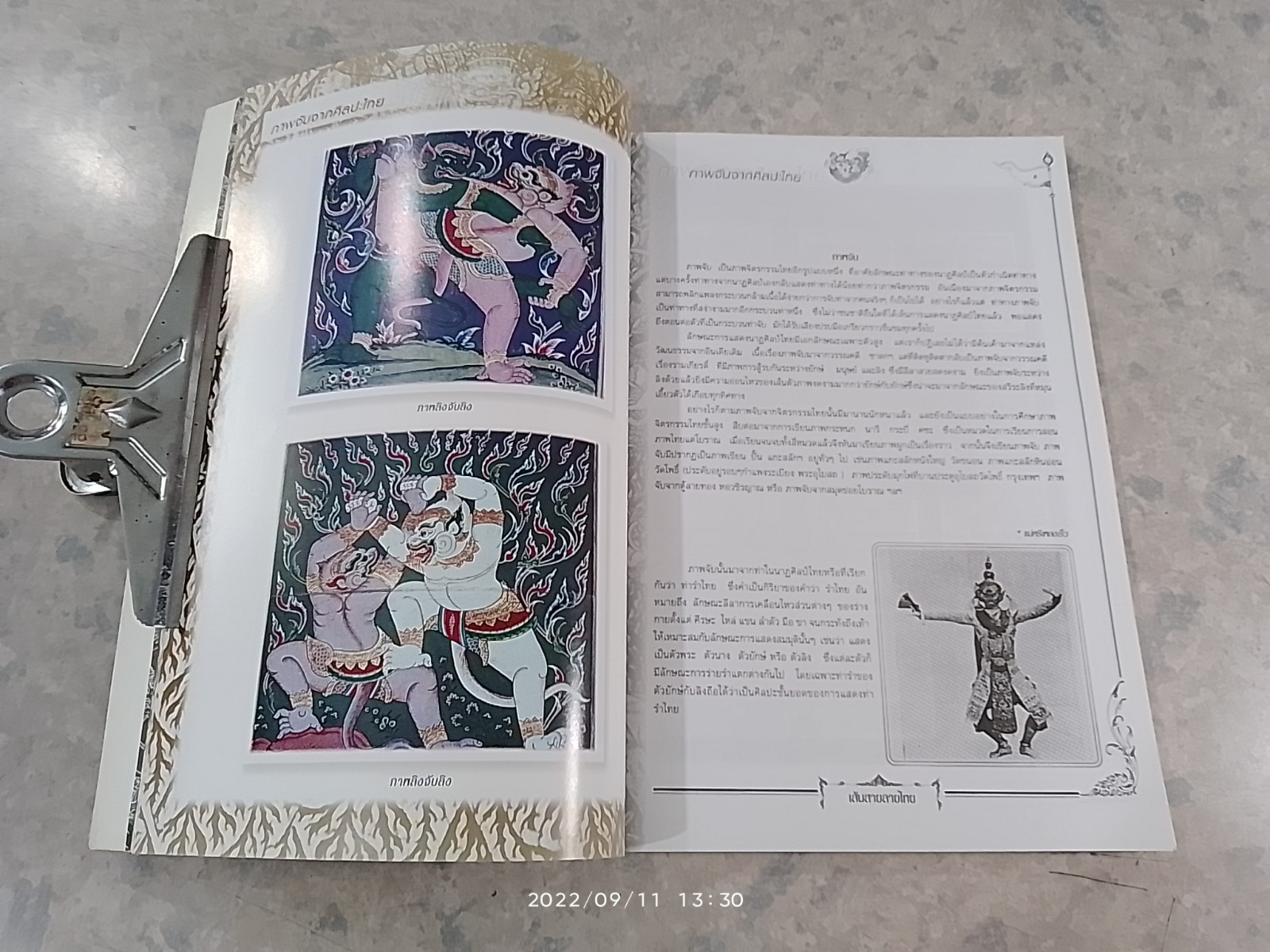 เส้นสายลายไทย ชุดภาพจับจากศิลปะไทย (มีรอยโดนน้ำ) / อาจารย์เศรษฐมันตร์ กาญจนกุล