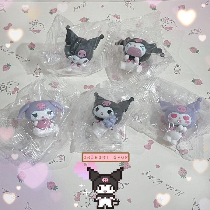 โมเดล Minna no Kuromi Collection Figure สูงประมาณ 4.3 ซม มี 5 แบบให้เลือก