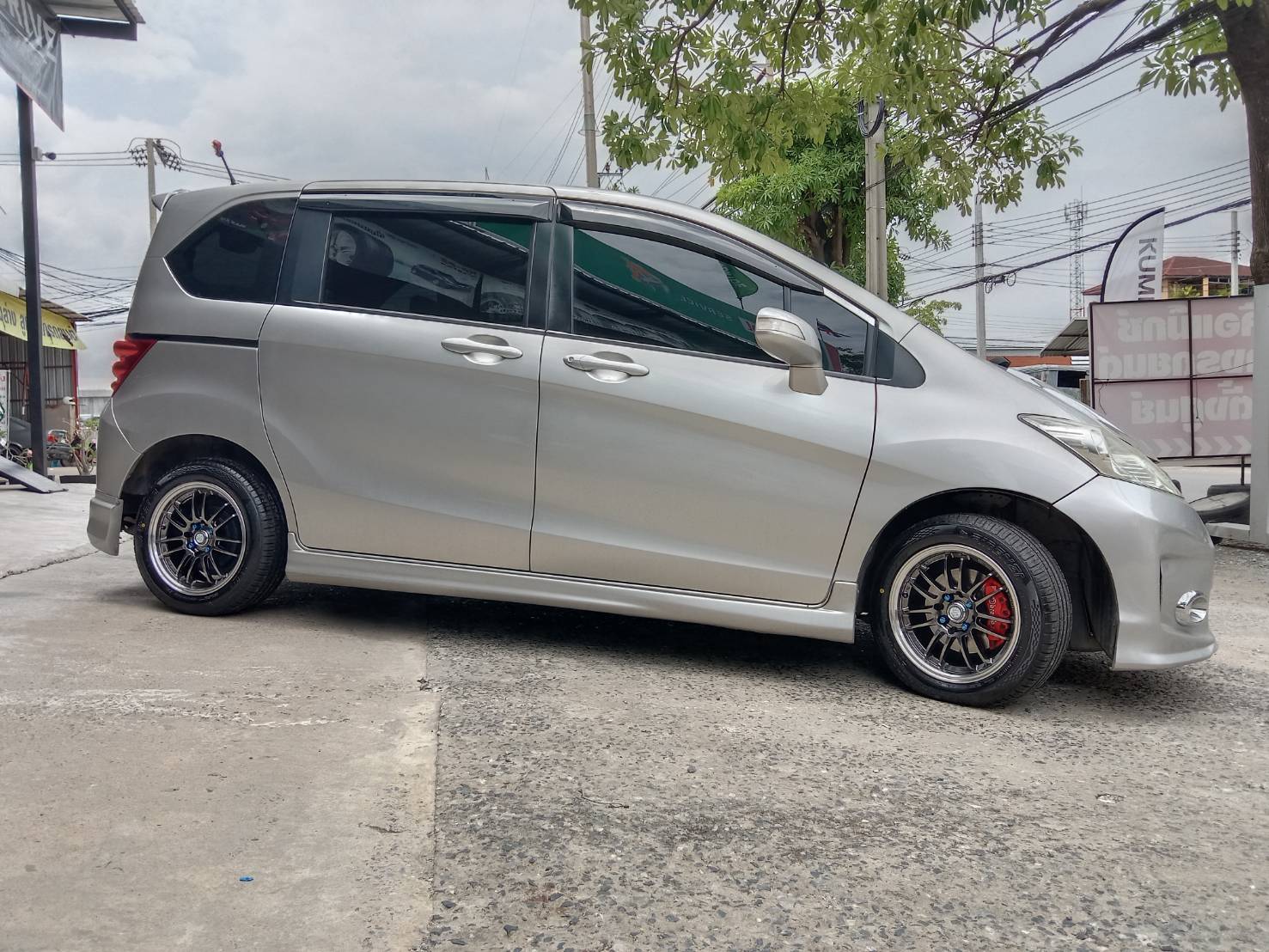 ยางใหม่ FIRENZA ST-01A 195/55R15 +ล้อ RE30 15*7 8H100/114.3 ET+35 (HBLP)