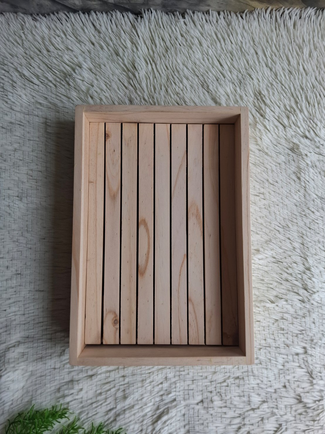 ถาดไม้ใส่เนื้อ