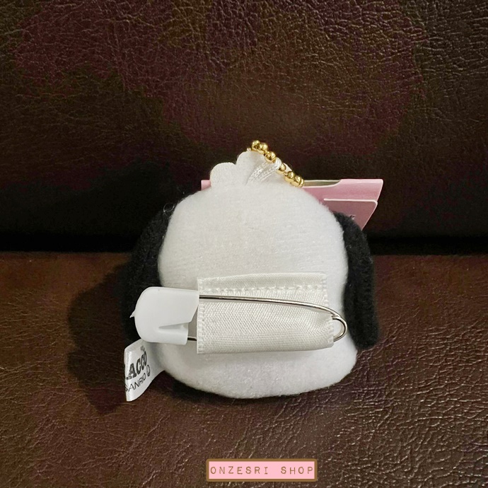 พวงกุญแจ Sanrio ลาย Pochacco เป็นเข็มกลัดด้วยในตัว ขนาด 6 x 5 x 2.5 ซม.