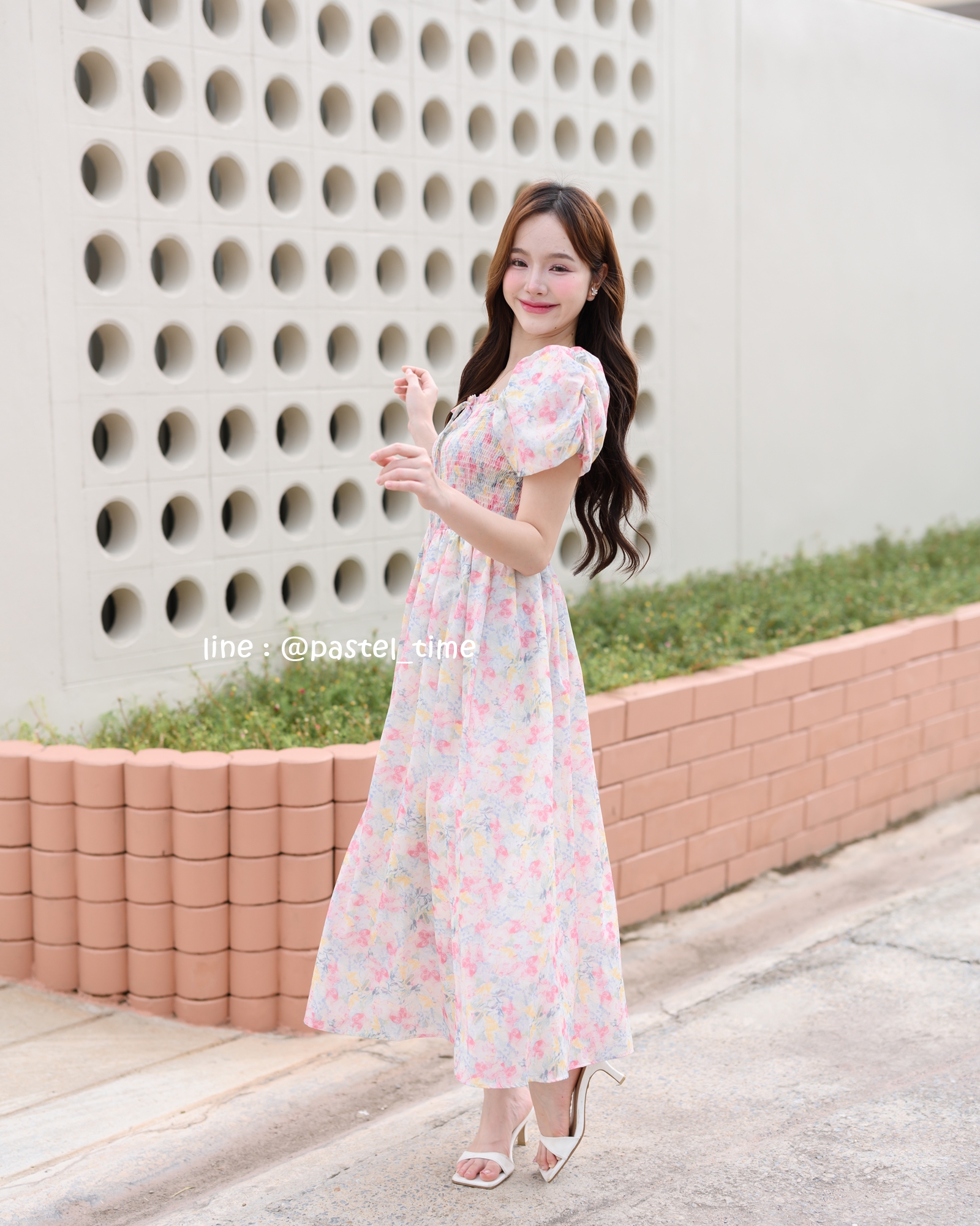 Fiore Smock Midi Dress