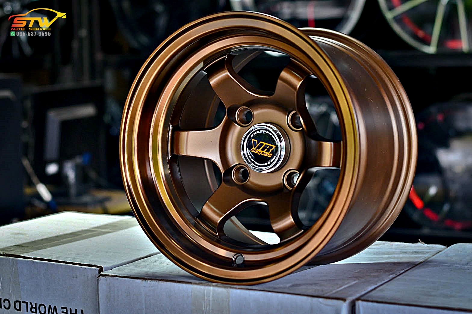 ล้อแม็กซ์ TE37v Mf-6013.3 12x7.5 Et-10 PCD:4x110 (MBR)