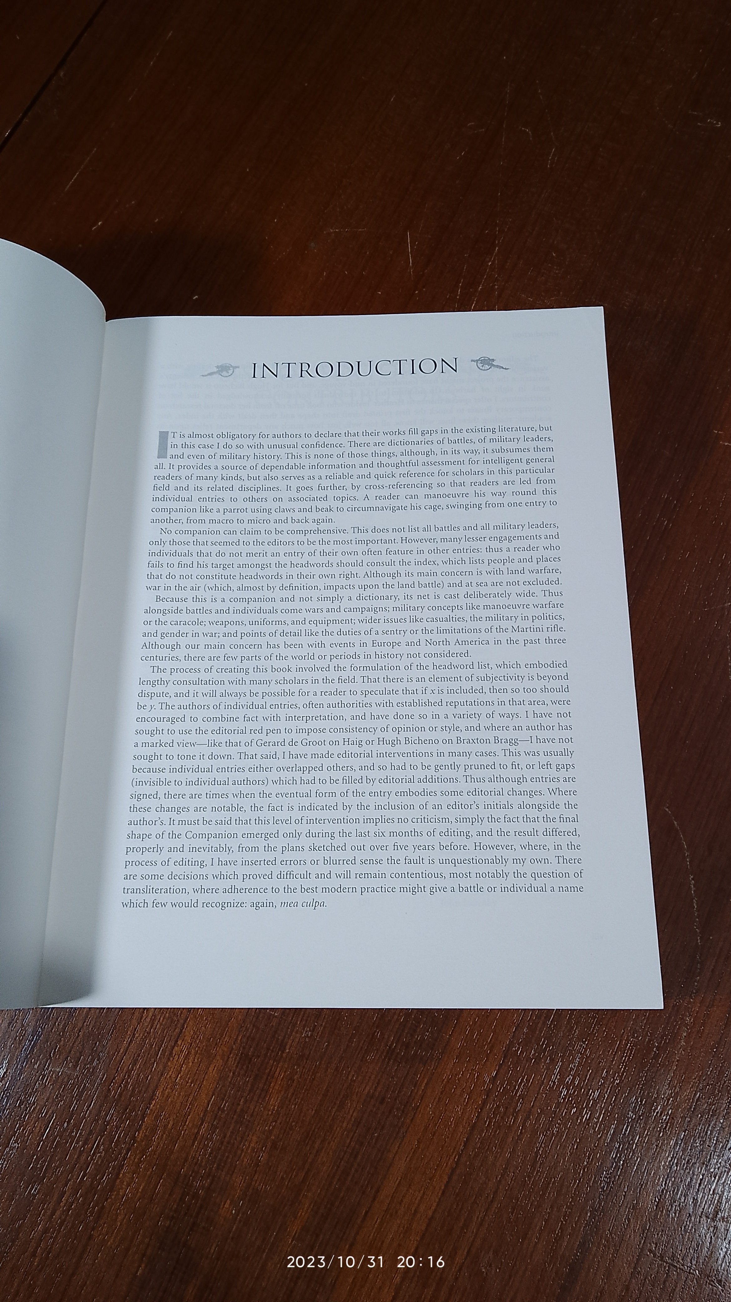 THE OXFORD COMPANION TO MILITARY HISTORY