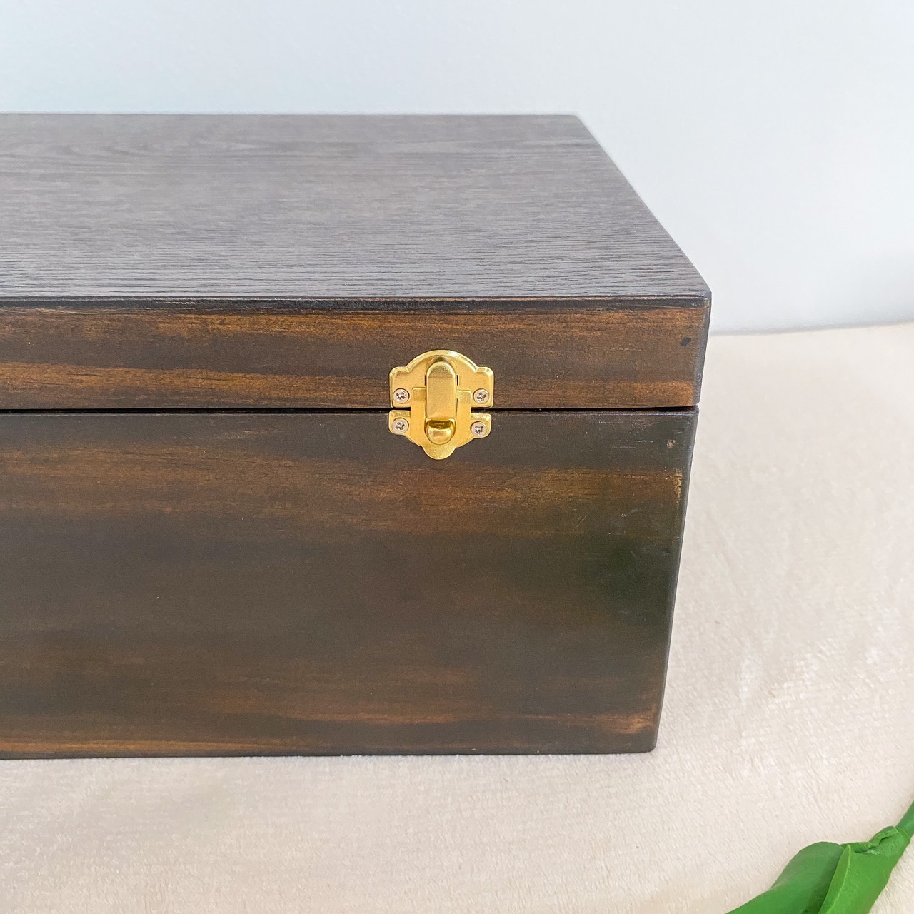 กล่องไม้ฝาล็อค ไซส์ XL (Wooden lock box, XL size)