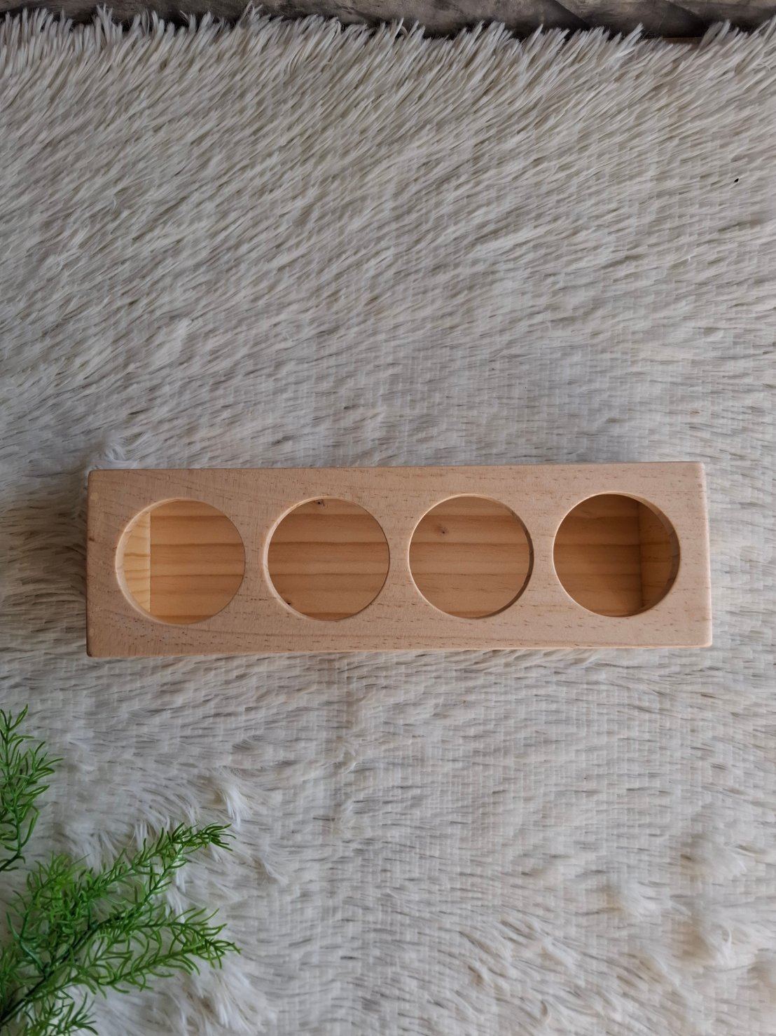 งานถาดไม้ใส้แก้วน้ำ