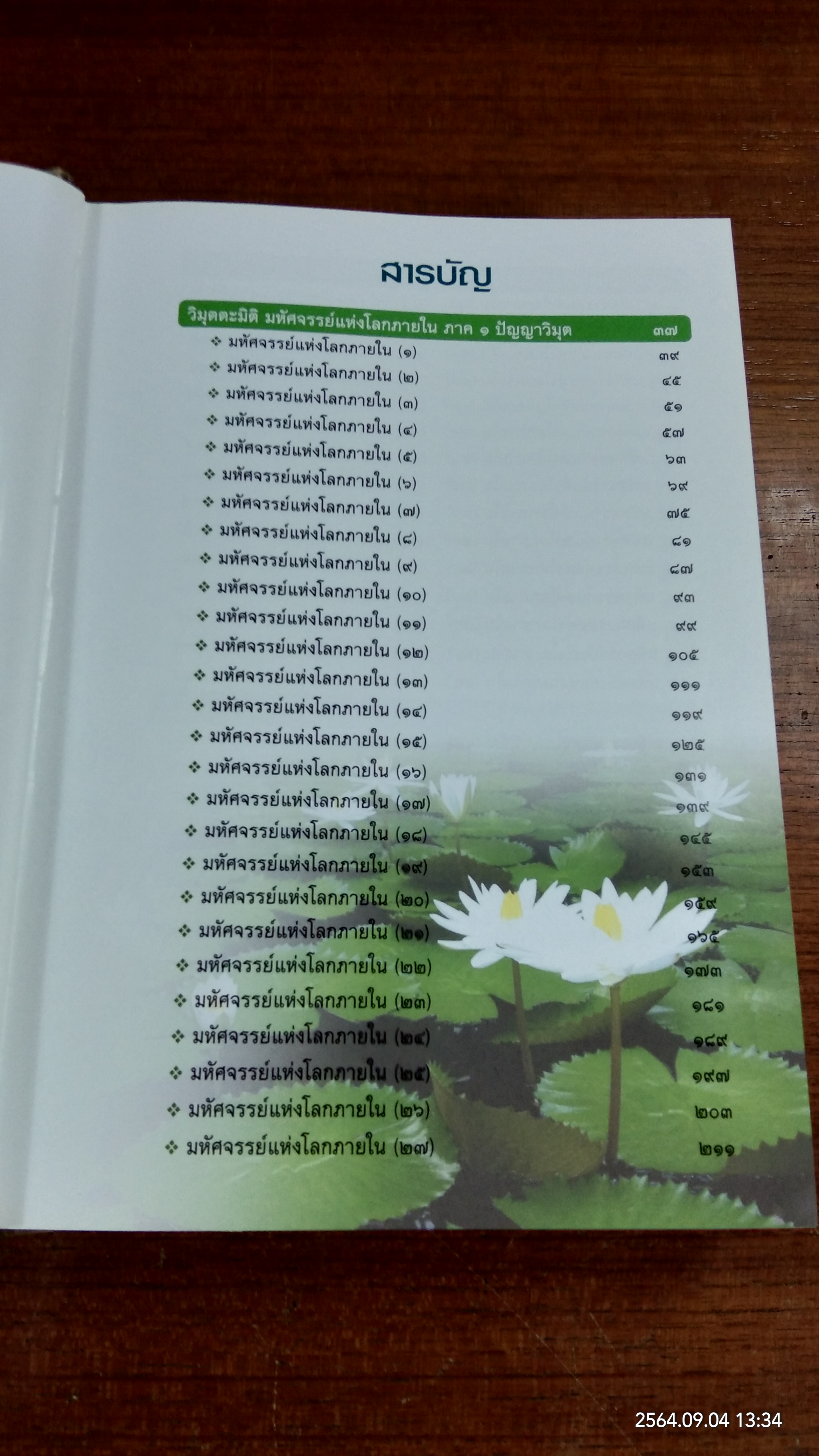 วิมุตตะมิติ มหัศจรรย์แห่งโลกภายใน / สิริอัญญา