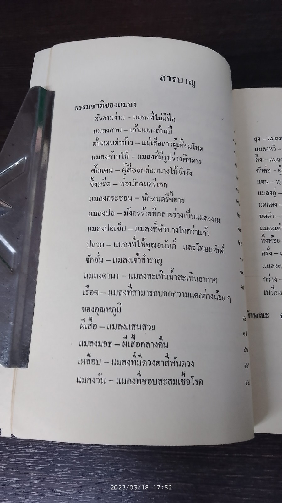 ชีวิตแมลง / กระทรวงศึกษาธิการ