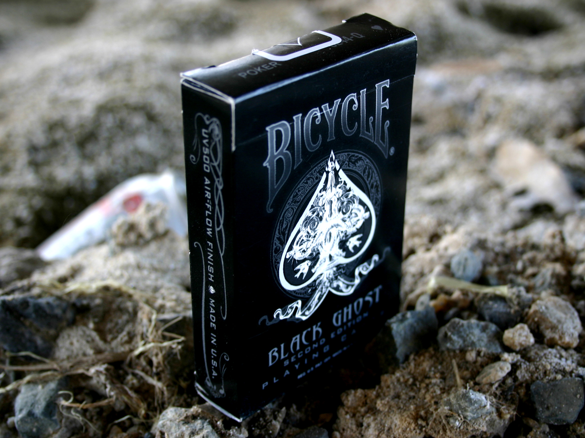 ขายไพ่ Bicycle Black Ghost Deck 2nd edition