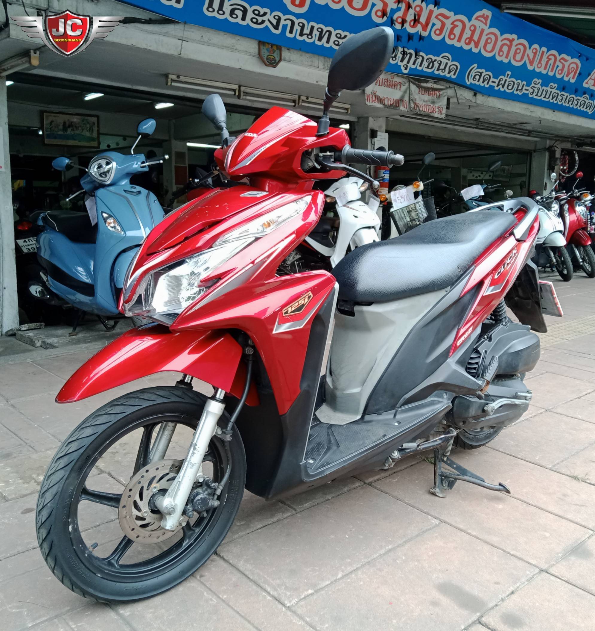 "รถบ้านแท้มือเดียว" HONDA CLICK125i ตัว Top รถกลางปี 55 สภาพพร้อมใช้งาน เครื่องเดิมเงียบ